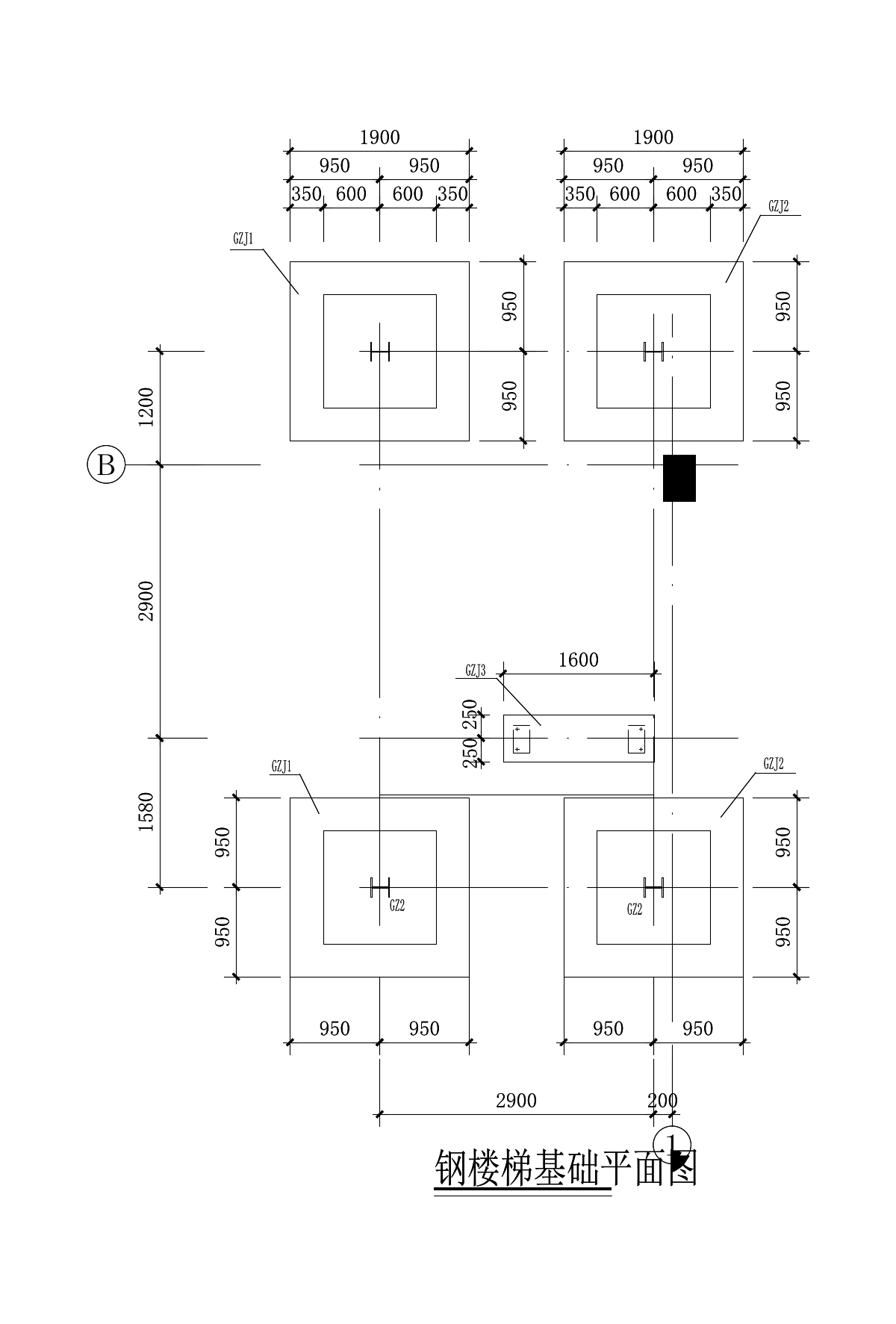 钢结构楼梯楼梯楼梯节点室外楼梯室内楼梯施工图施工图下载【ID:1213847958】