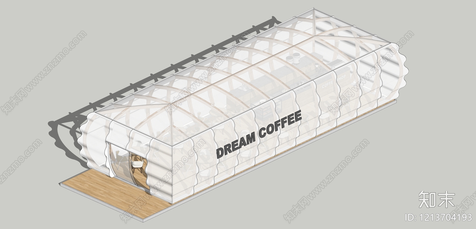 现代简约小公建SU模型下载【ID:1213704193】
