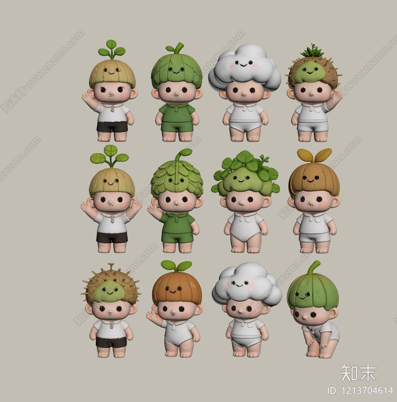 现代摆件组合SU模型下载【ID:1213704614】