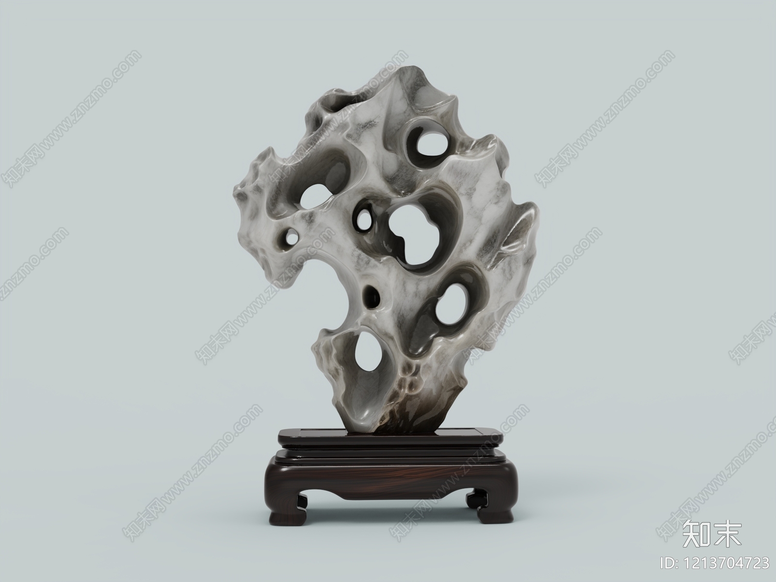 新中式雕塑摆件3D模型下载【ID:1213704723】