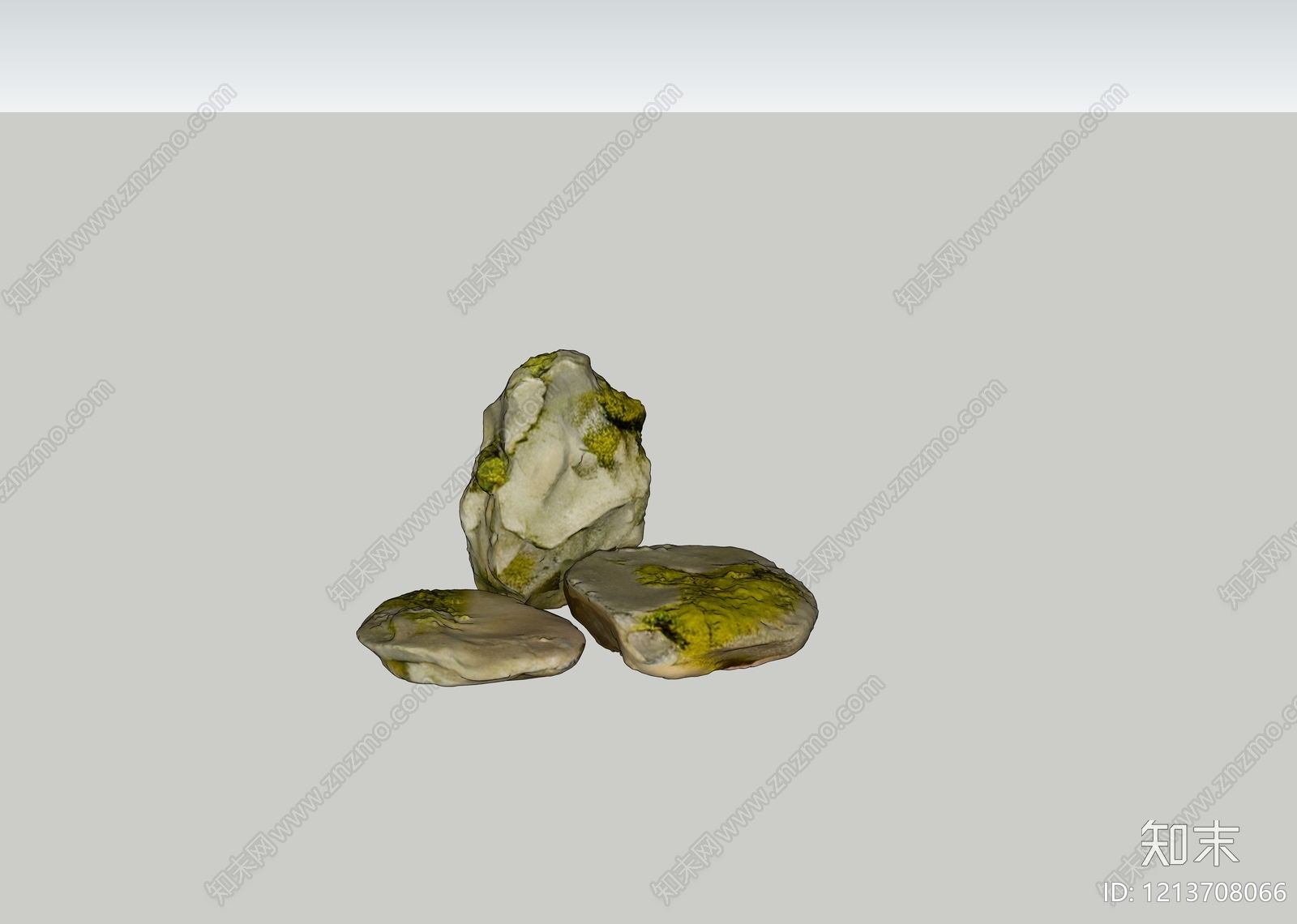禅意景观石SU模型下载【ID:1213708066】
