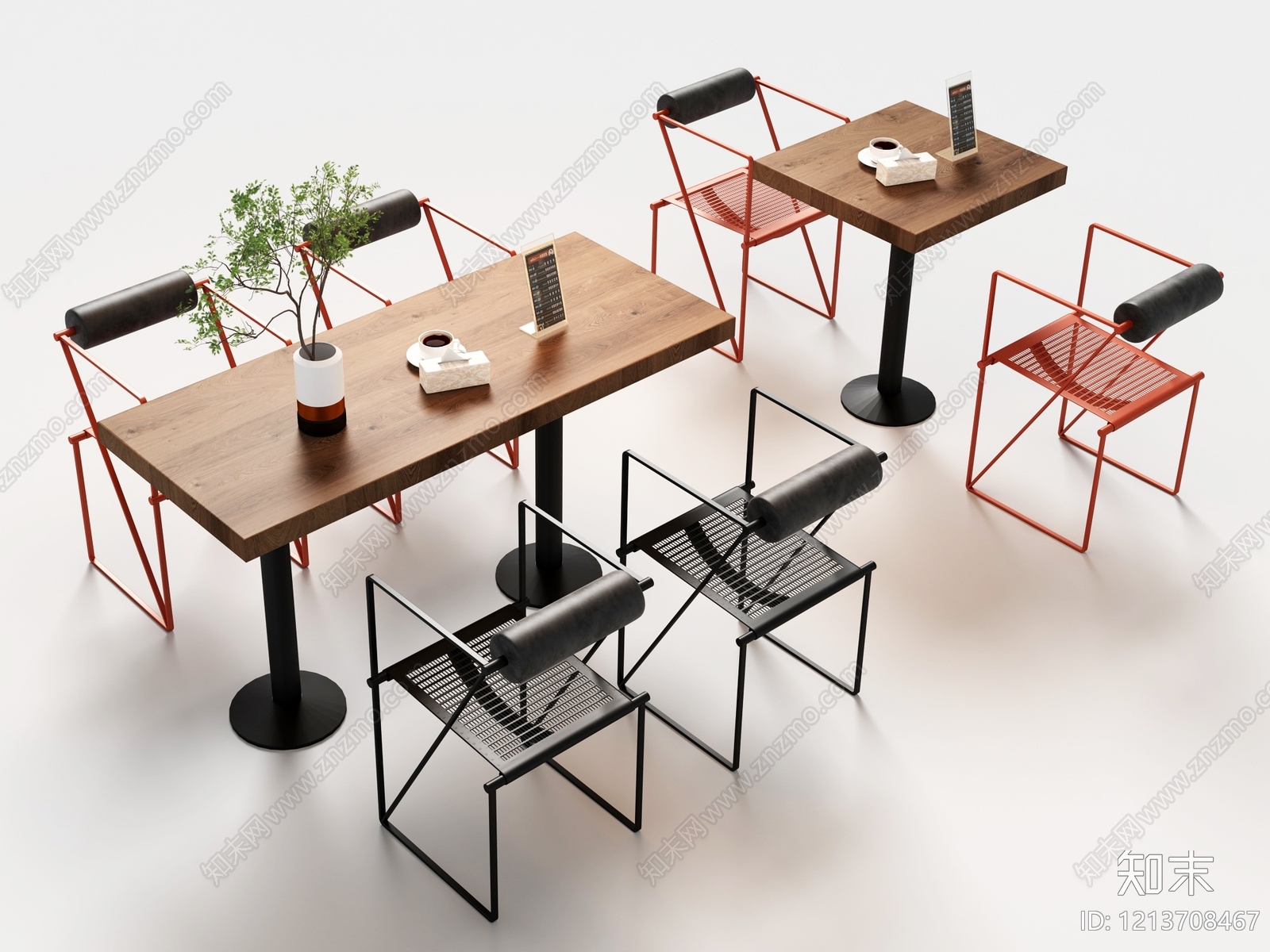 现代简约餐椅3D模型下载【ID:1213708467】