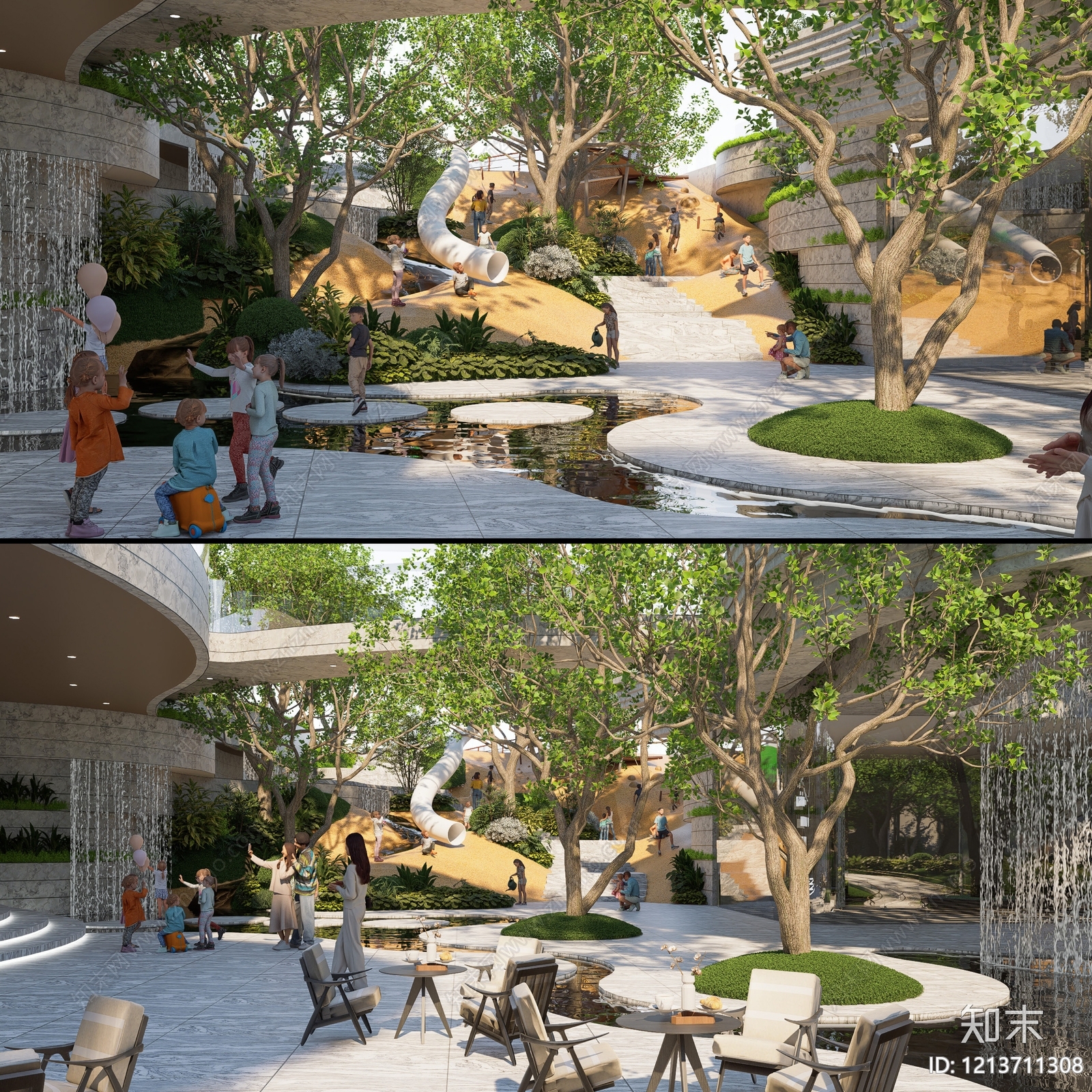 现代示范区景观下载【ID:1213711308】