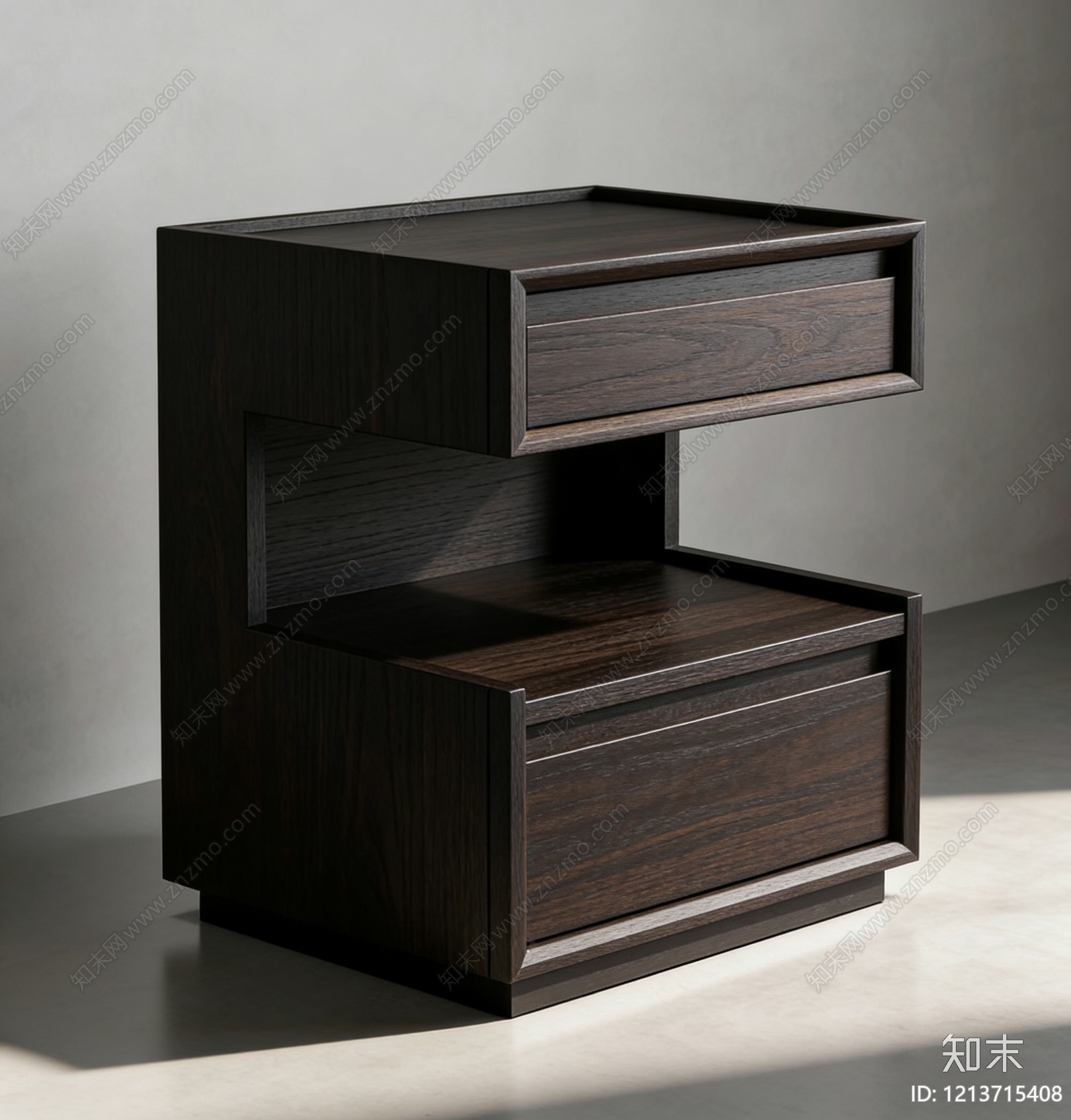 现代床头柜3D模型下载【ID:1213715408】