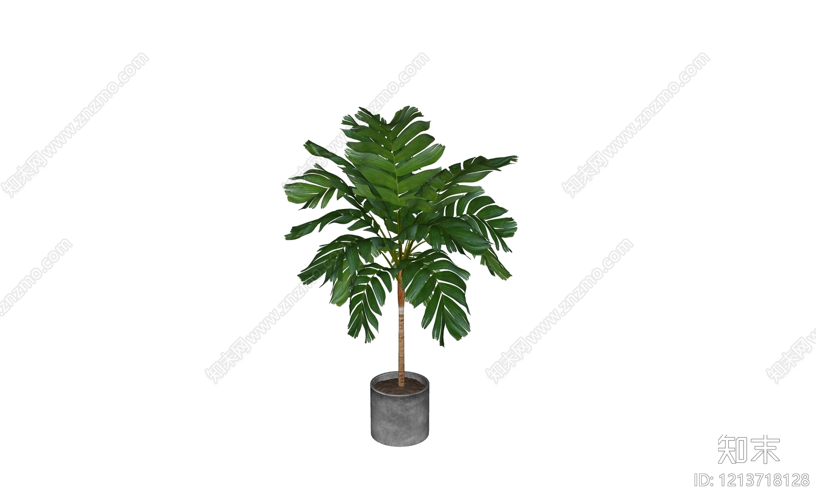 侘寂盆栽SU模型下载【ID:1213718128】