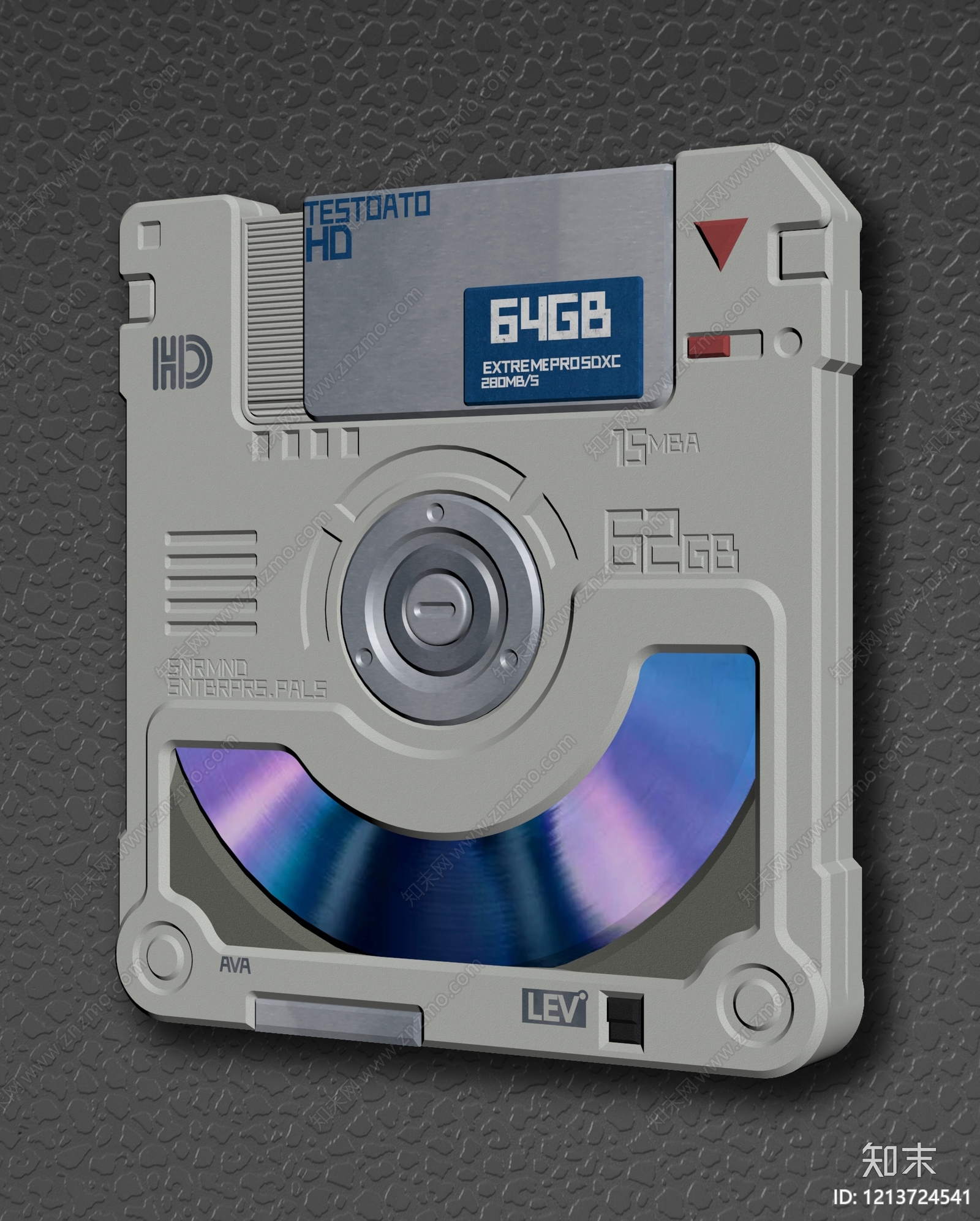 复古未来主义办公用品3D模型下载【ID:1213724541】