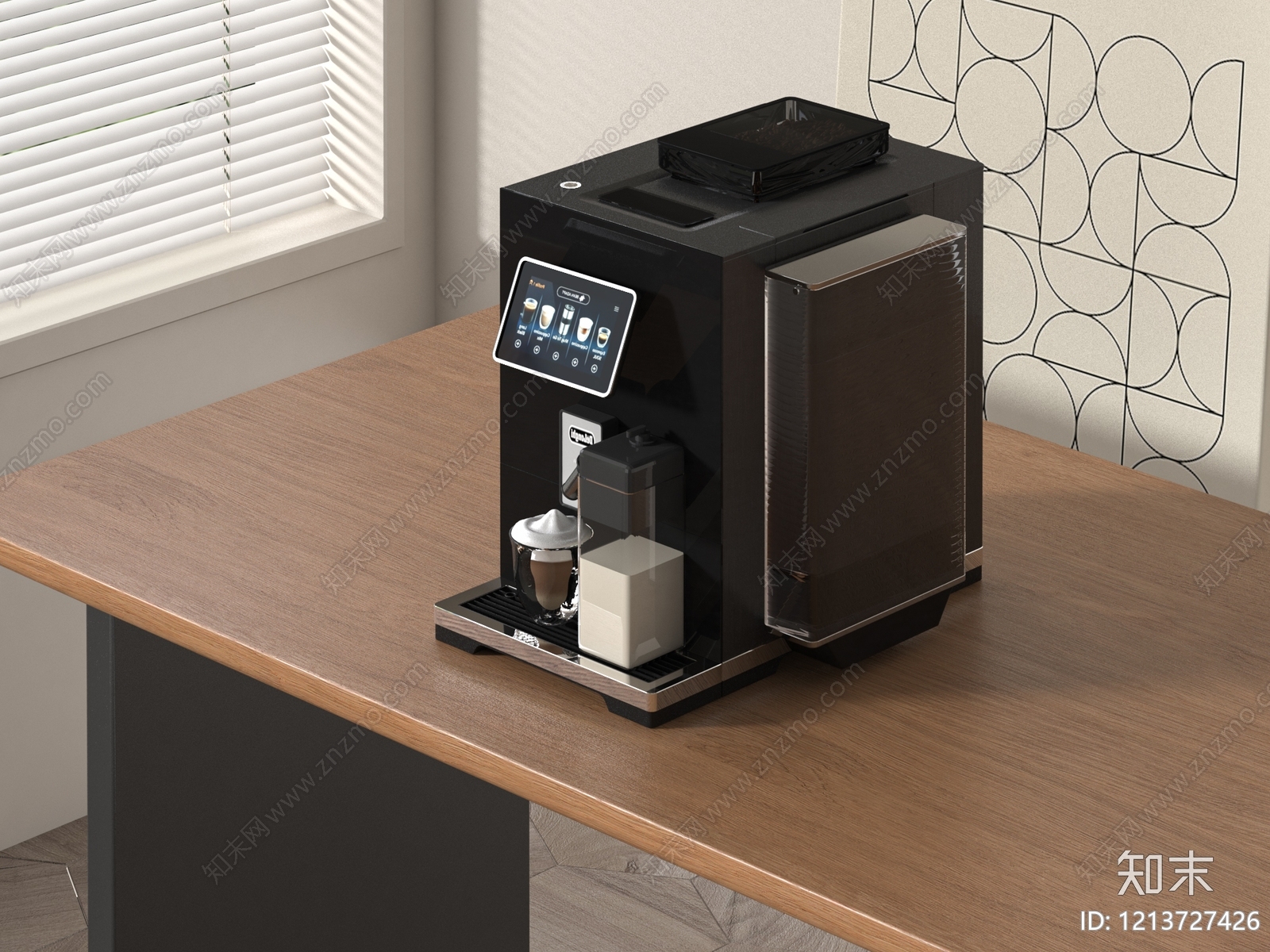 现代简约咖啡机3D模型下载【ID:1213727426】