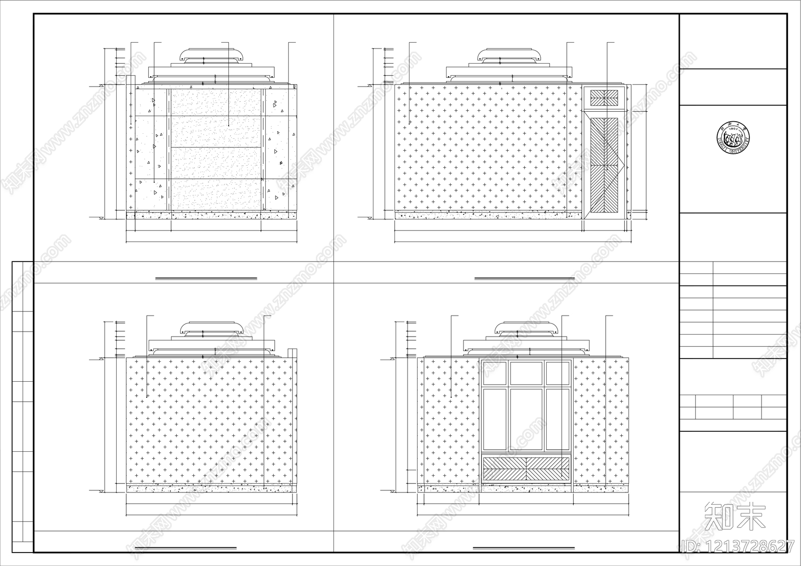 现代会所cad施工图下载【ID:1213728627】