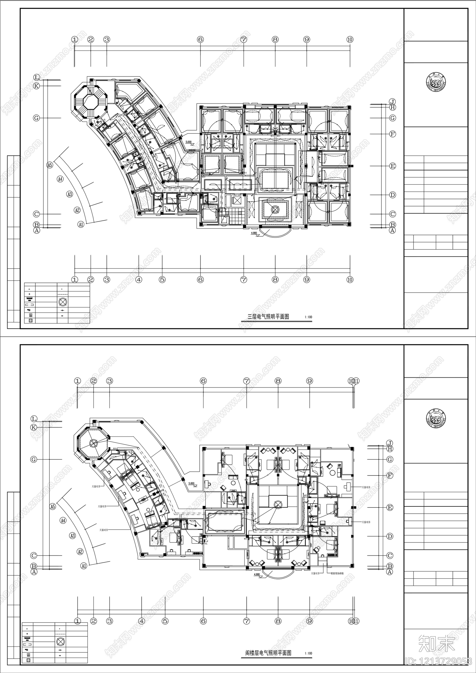 建筑电气cad施工图下载【ID:1213729053】