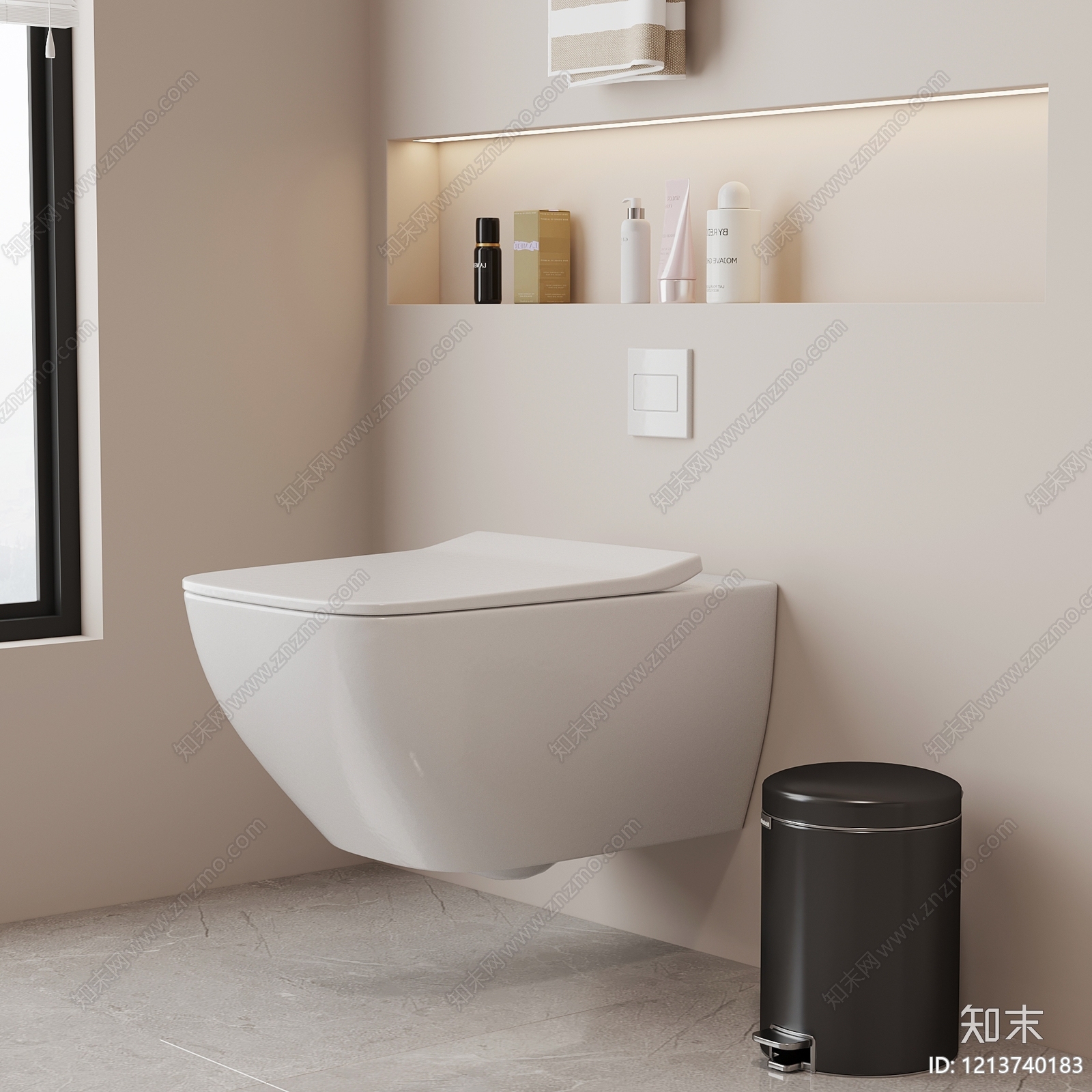 马桶SU模型下载【ID:1213740183】