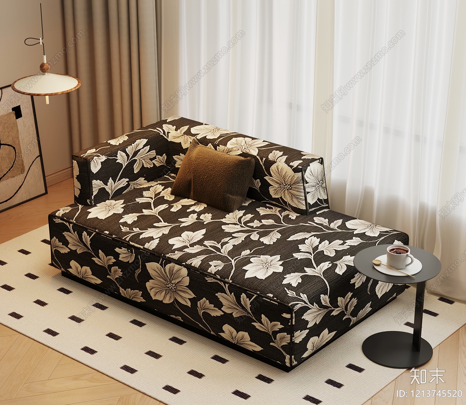 中古风贵妃椅3D模型下载【ID:1213745520】