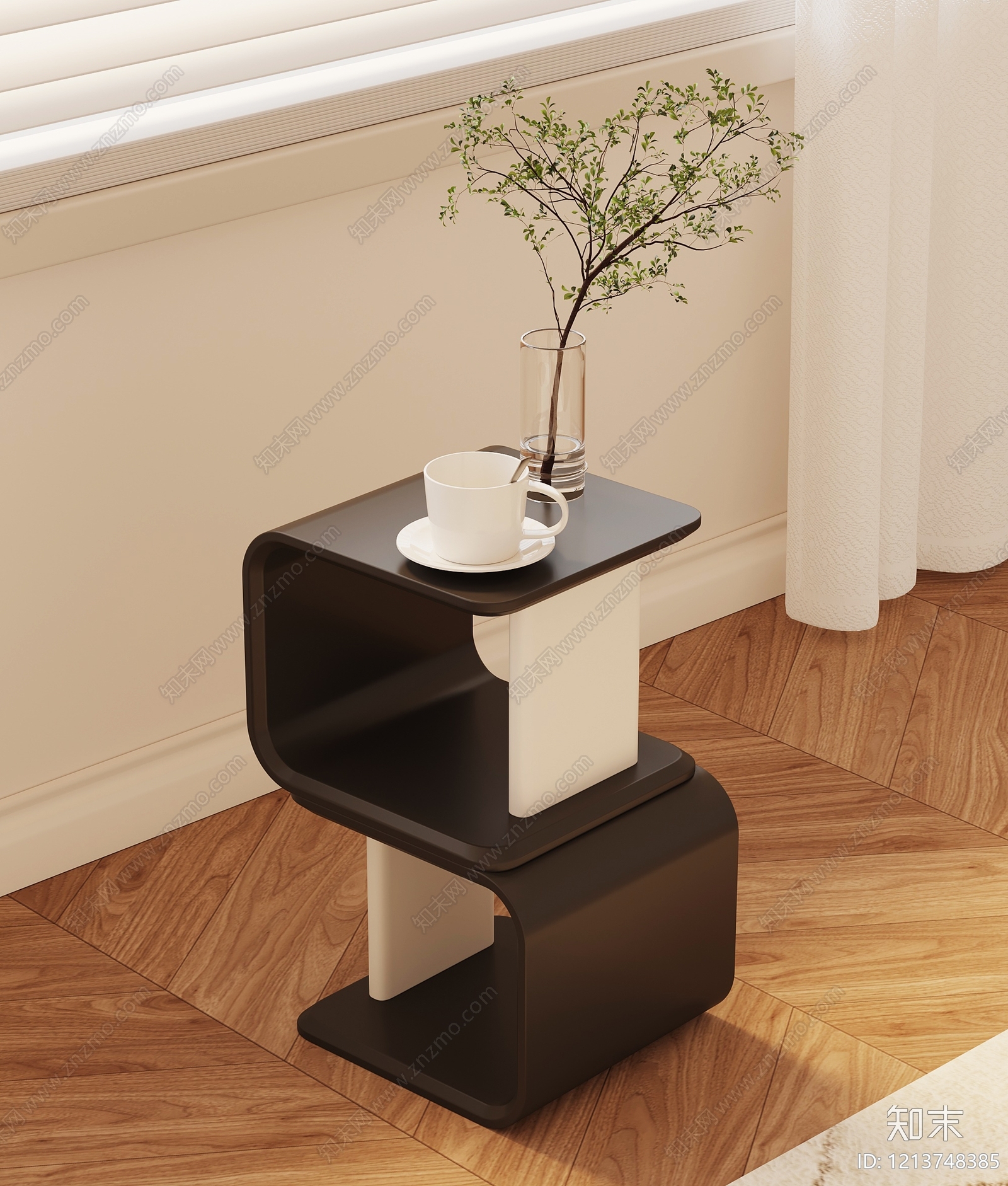 现代简约边几3D模型下载【ID:1213748385】