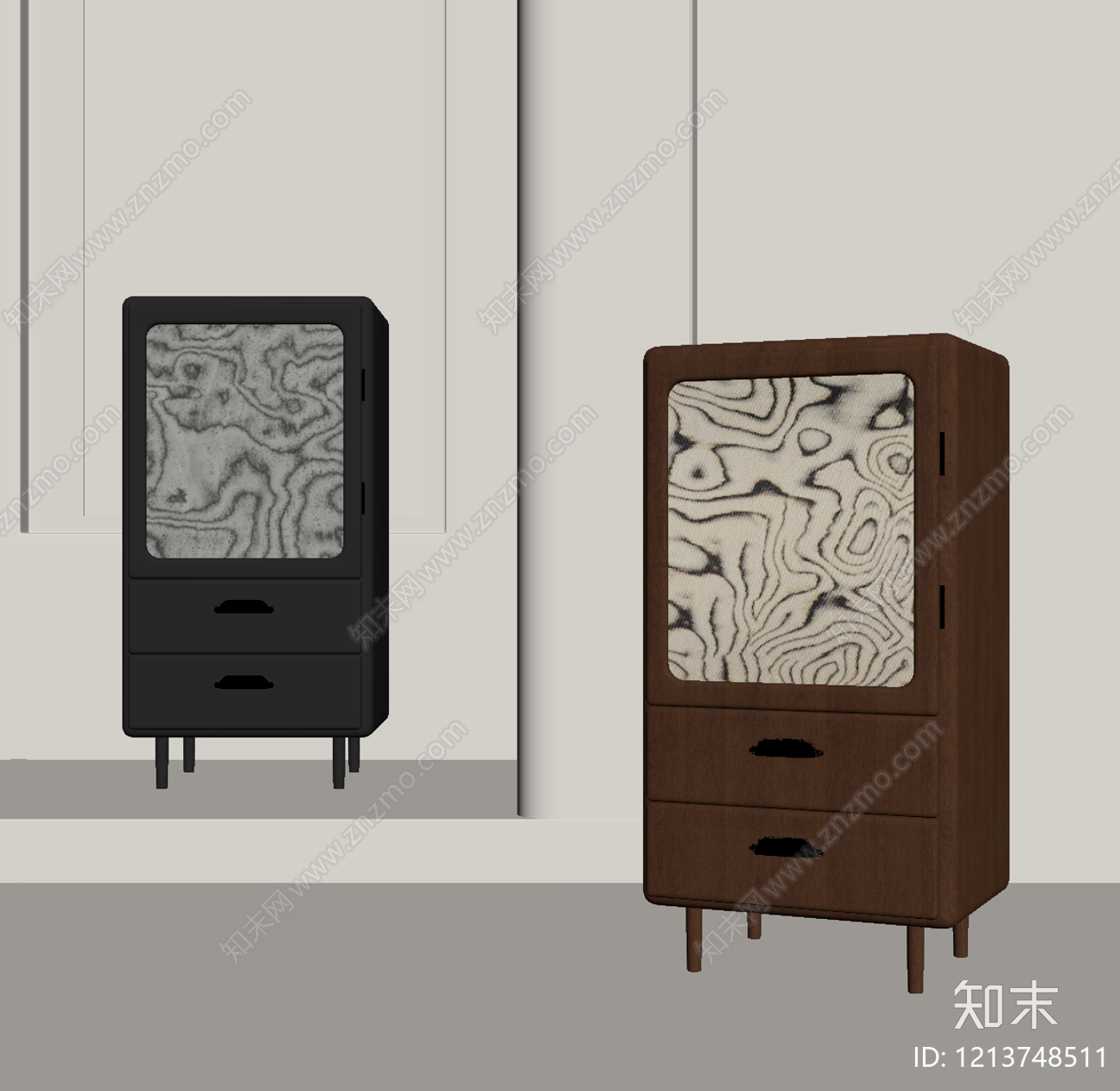 中古风斗柜SU模型下载【ID:1213748511】