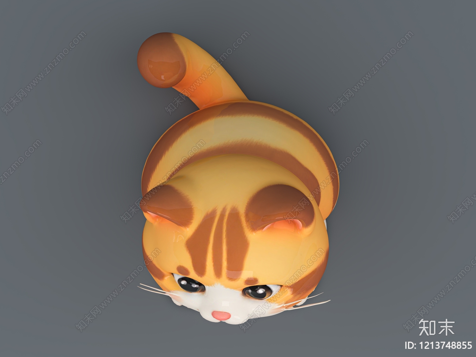 卡通萌系雕塑摆件3D模型下载【ID:1213748855】
