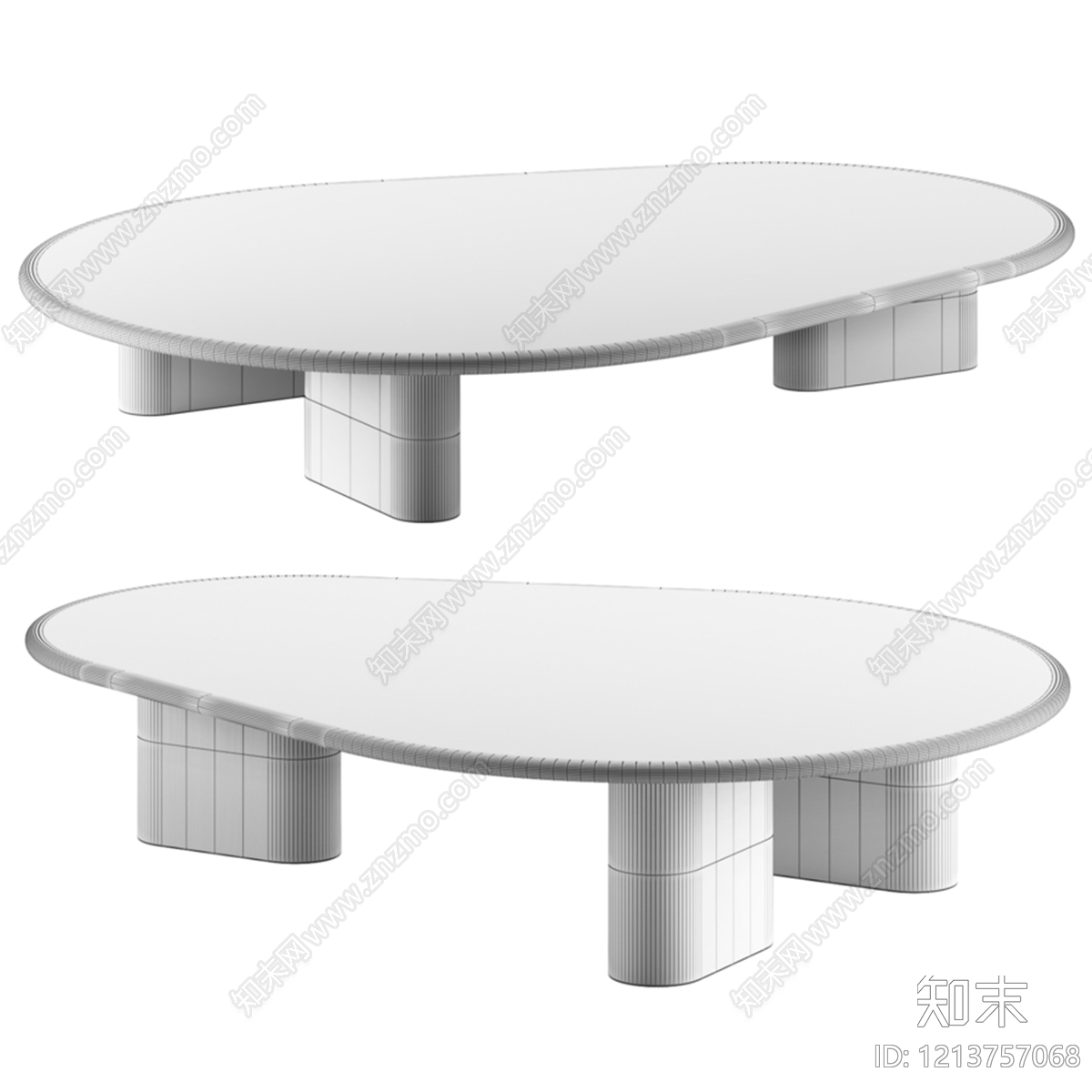 原木风茶几3D模型下载【ID:1213757068】
