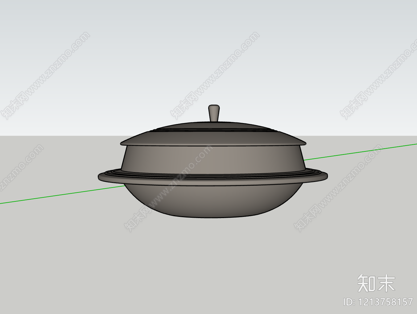 极简餐具SU模型下载【ID:1213758157】