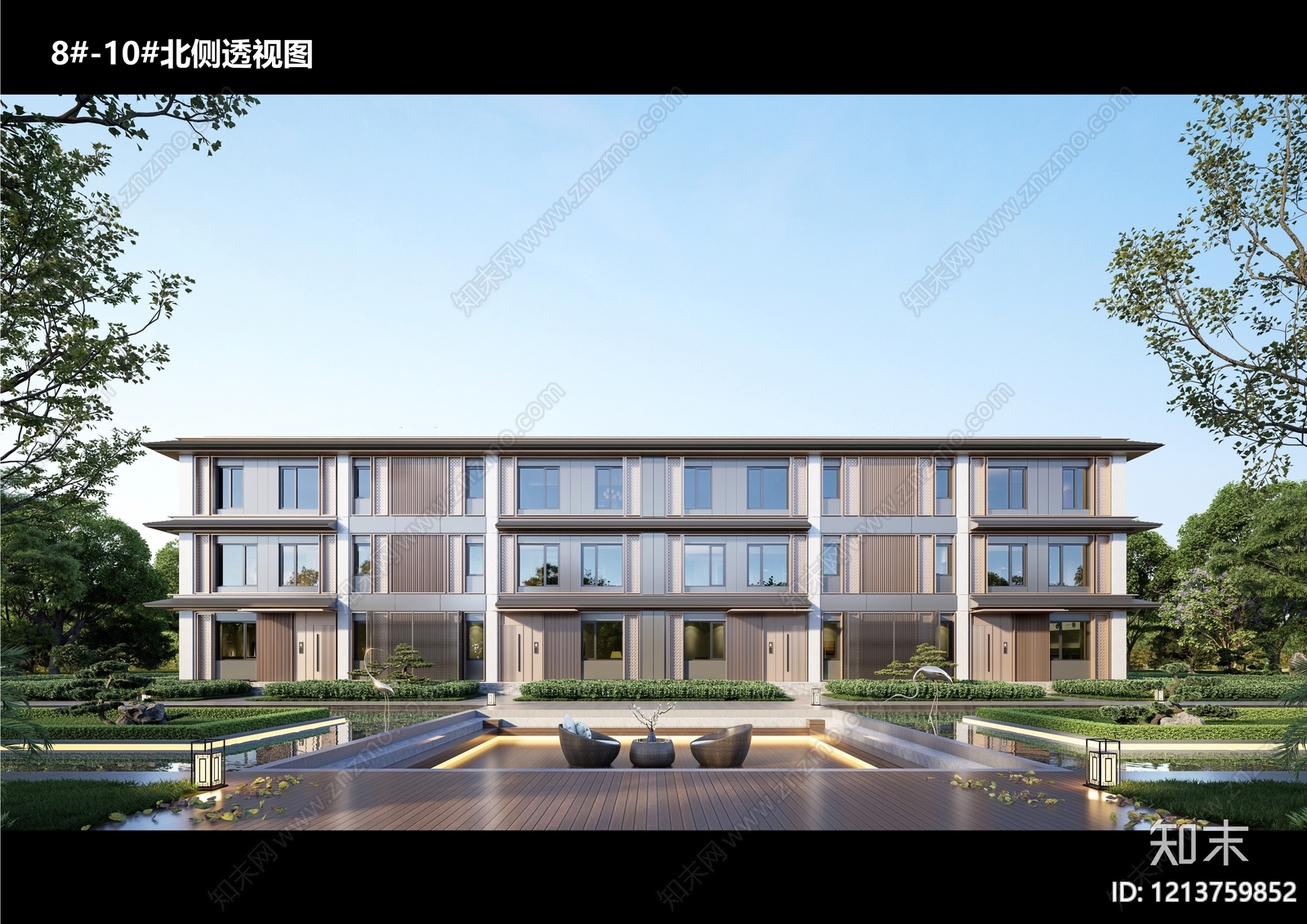 联排住宅cad施工图下载【ID:1213759852】