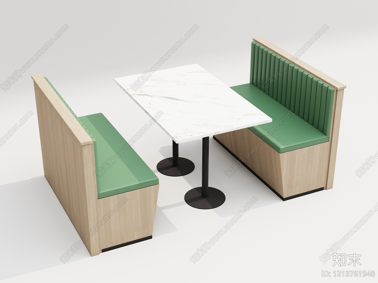 现代简约卡座沙发3D模型下载【ID:1213761948】