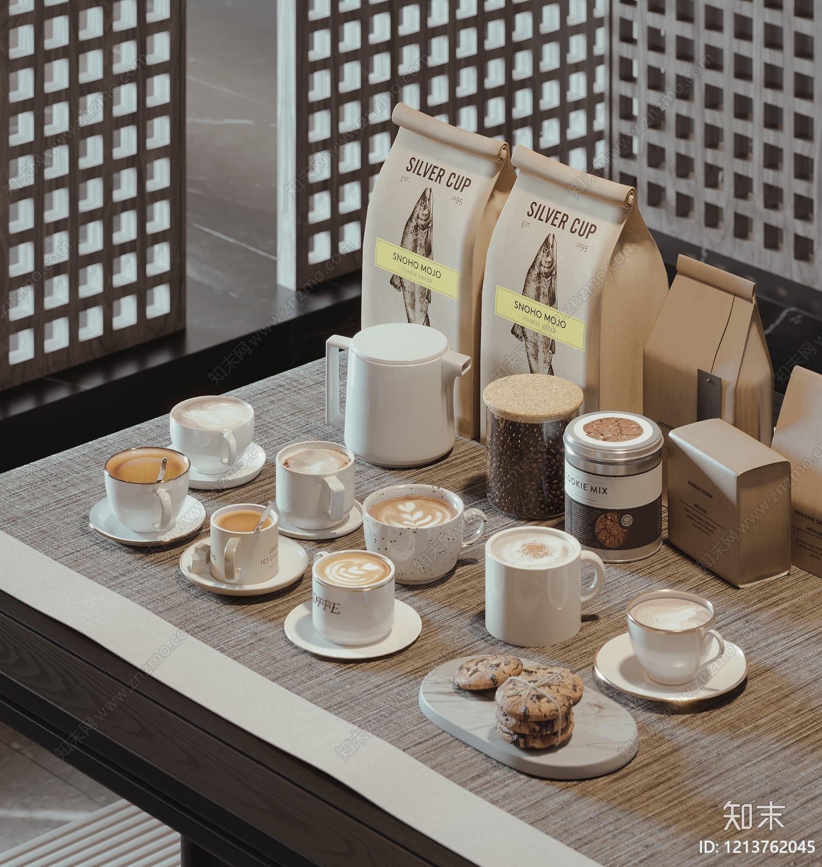 现代简约杯子SU模型下载【ID:1213762045】
