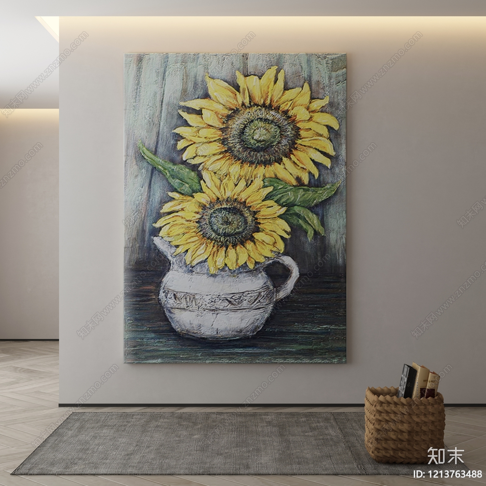 现代简约挂画3D模型下载【ID:1213763488】