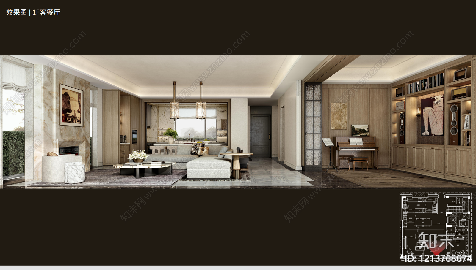 现代样板间下载【ID:1213768674】