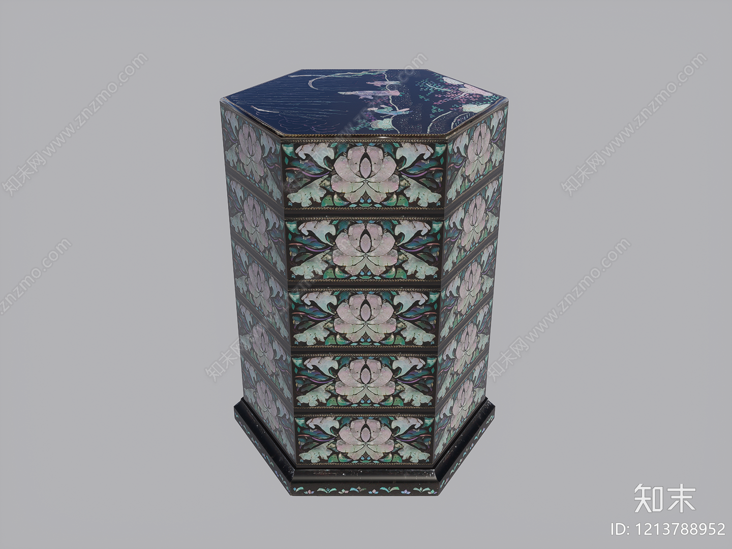 新中式行李箱SU模型下载【ID:1213788952】