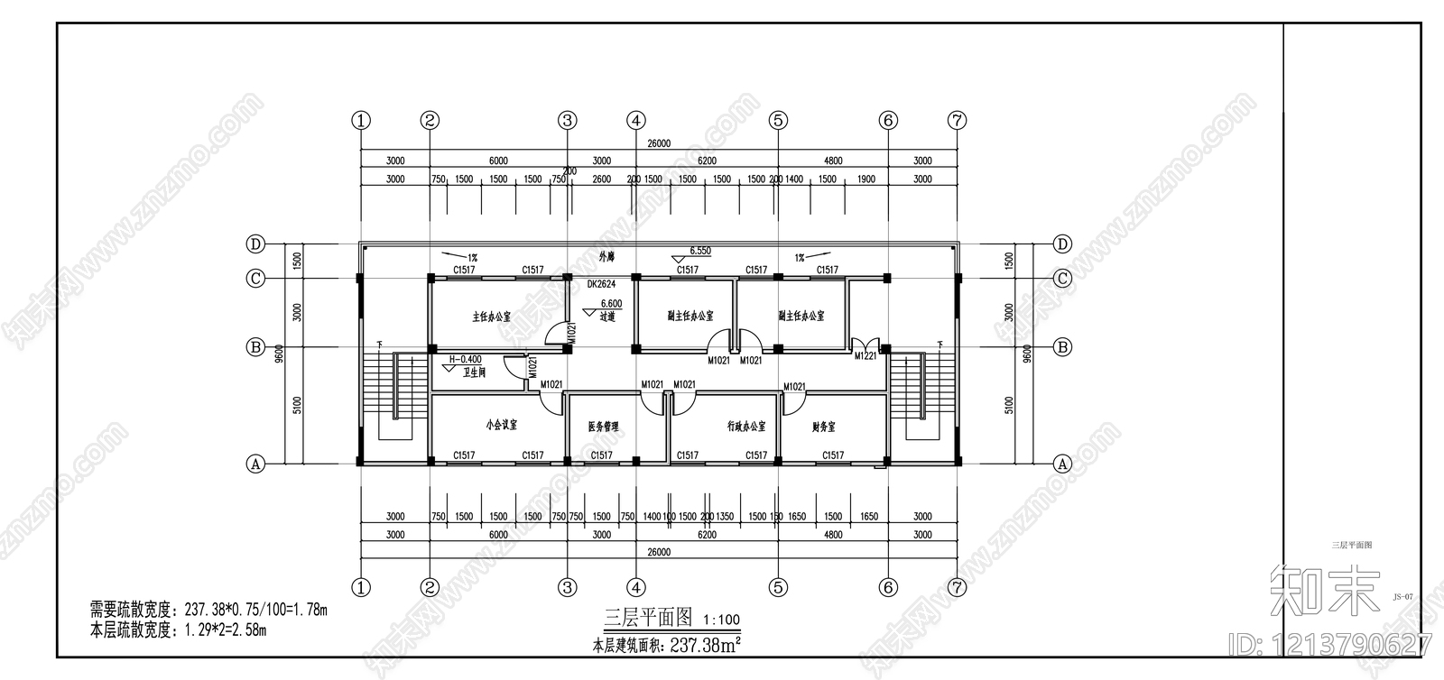 现代医院建筑cad施工图下载【ID:1213790627】