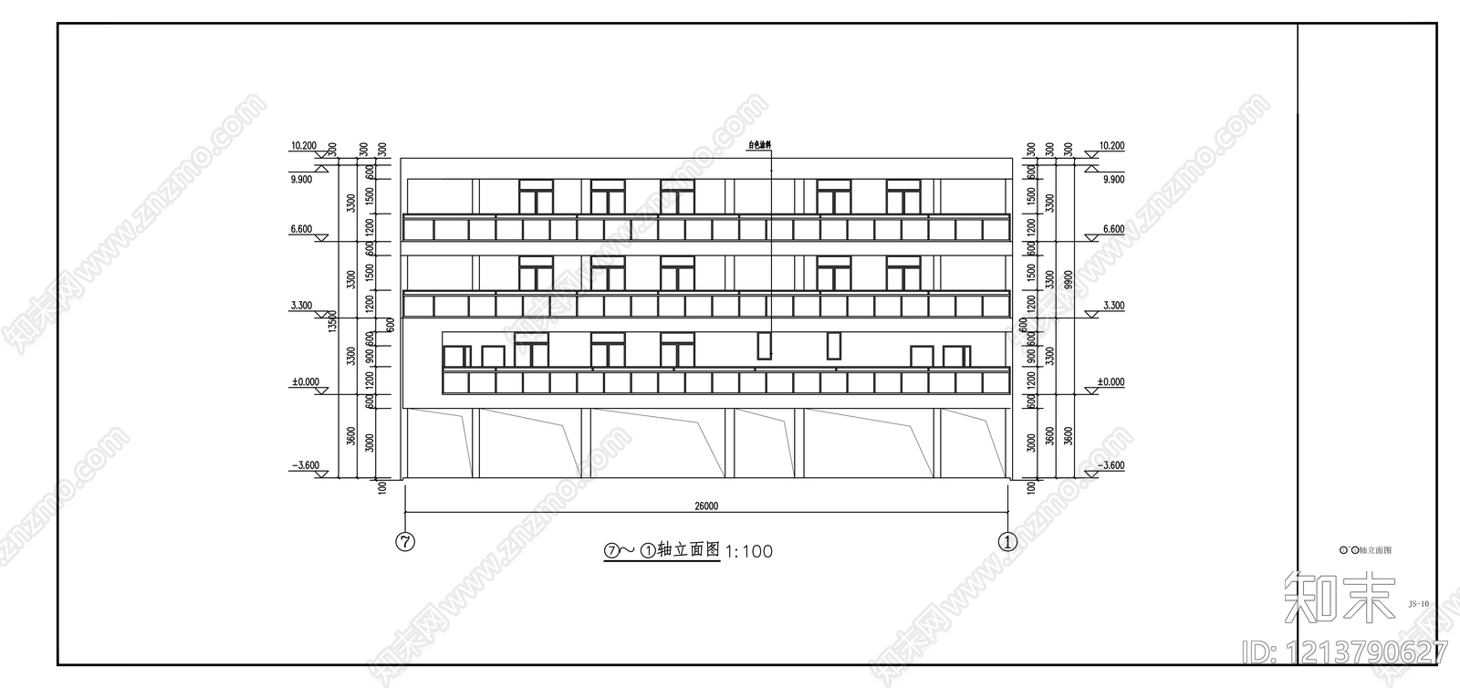 现代医院建筑cad施工图下载【ID:1213790627】
