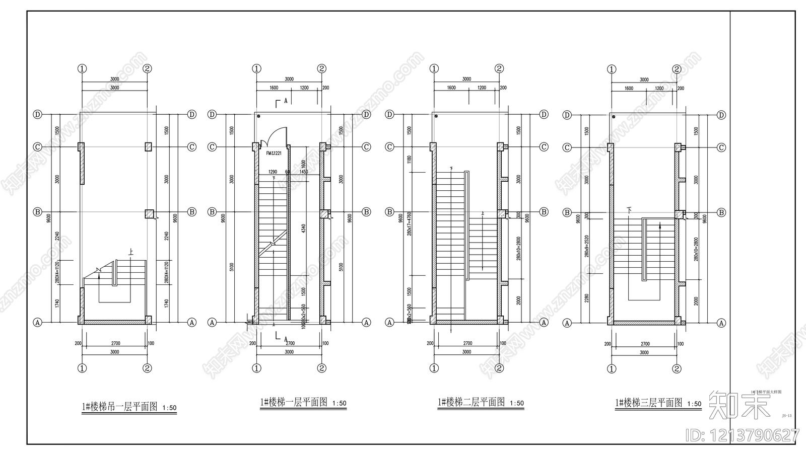 现代医院建筑cad施工图下载【ID:1213790627】