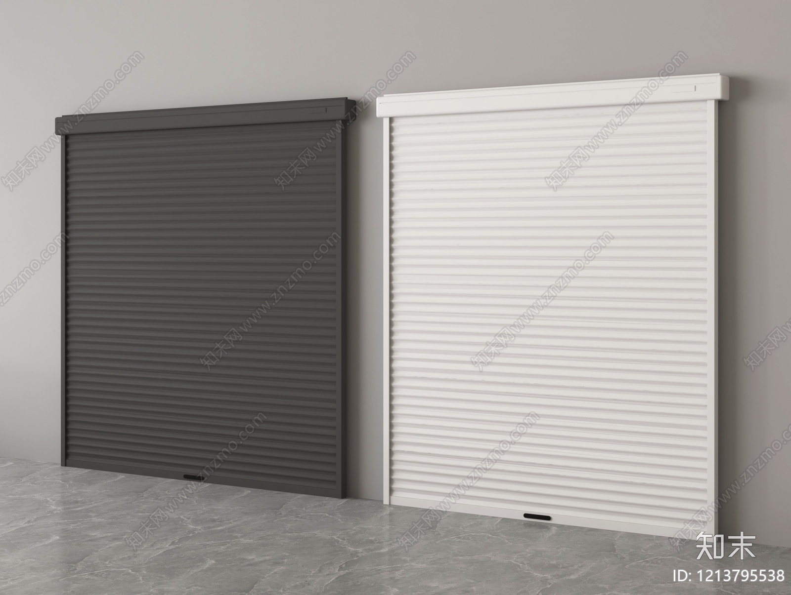 极简卷帘门3D模型下载【ID:1213795538】