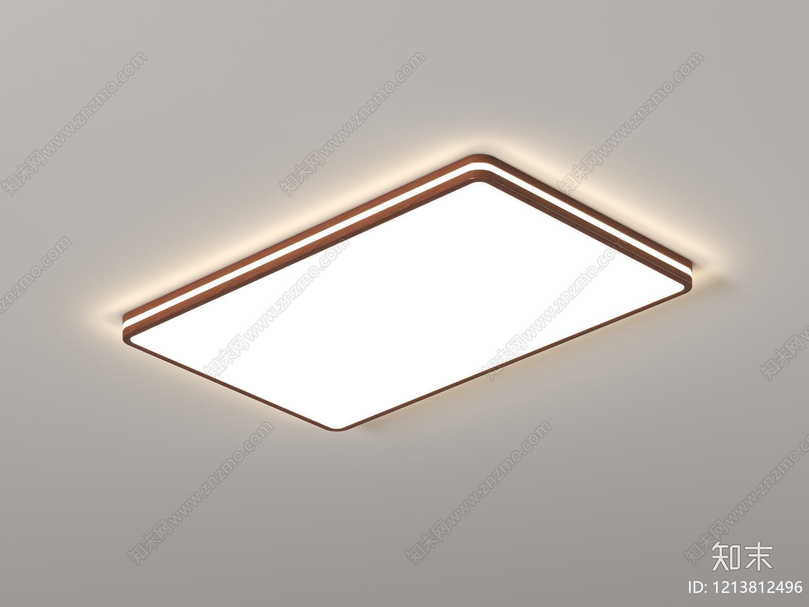 新中式吸顶灯3D模型下载【ID:1213812496】