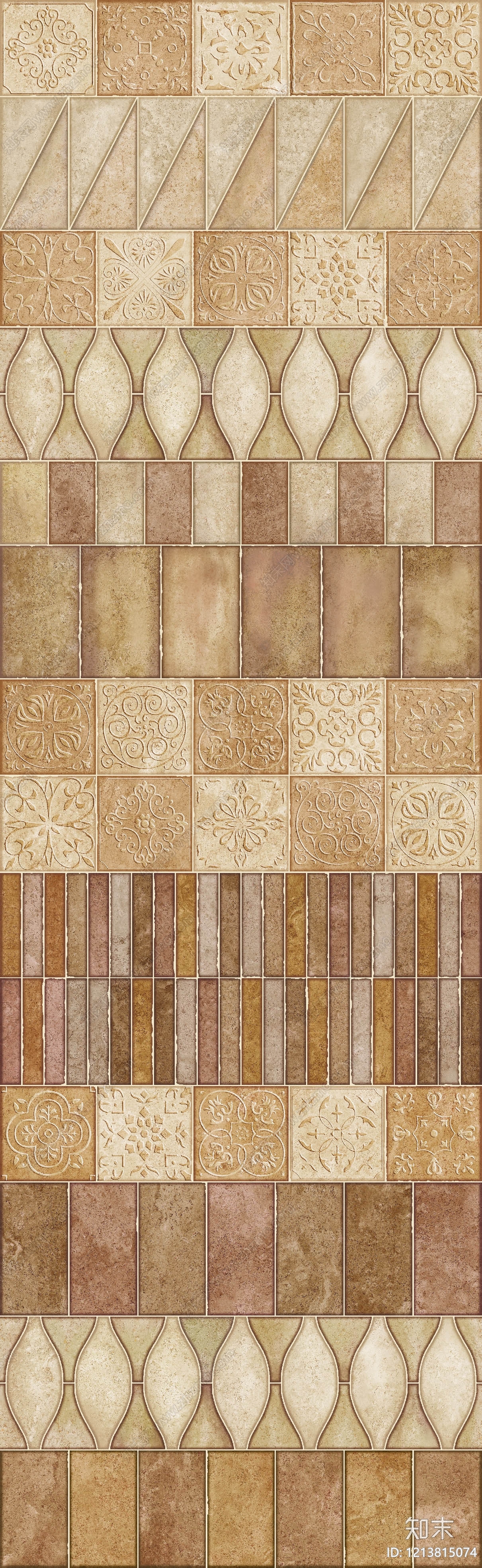 新中式艺术砖贴图下载【ID:1213815074】