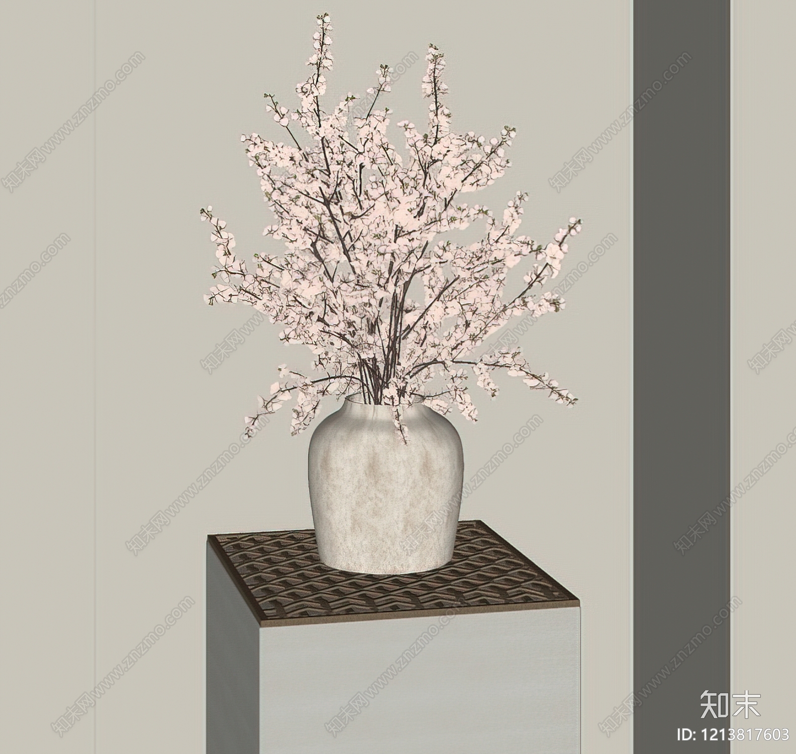现代花艺SU模型下载【ID:1213817603】