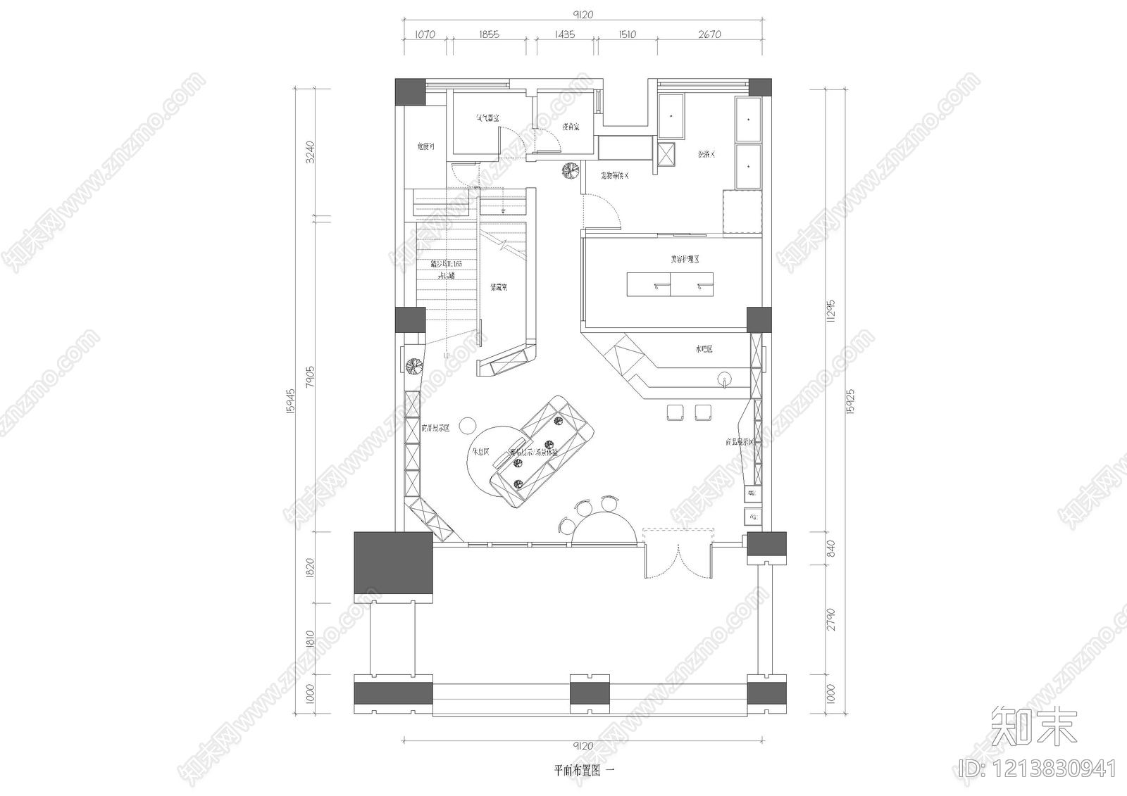 工装平面图施工图下载【ID:1213830941】