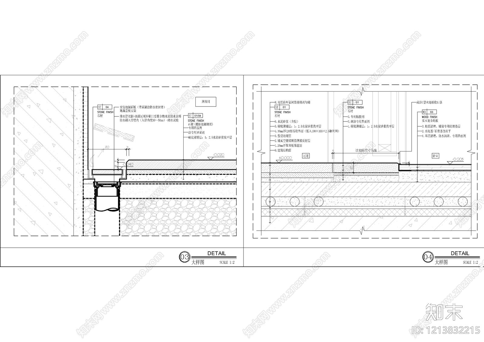 木地板施工图下载【ID:1213832215】