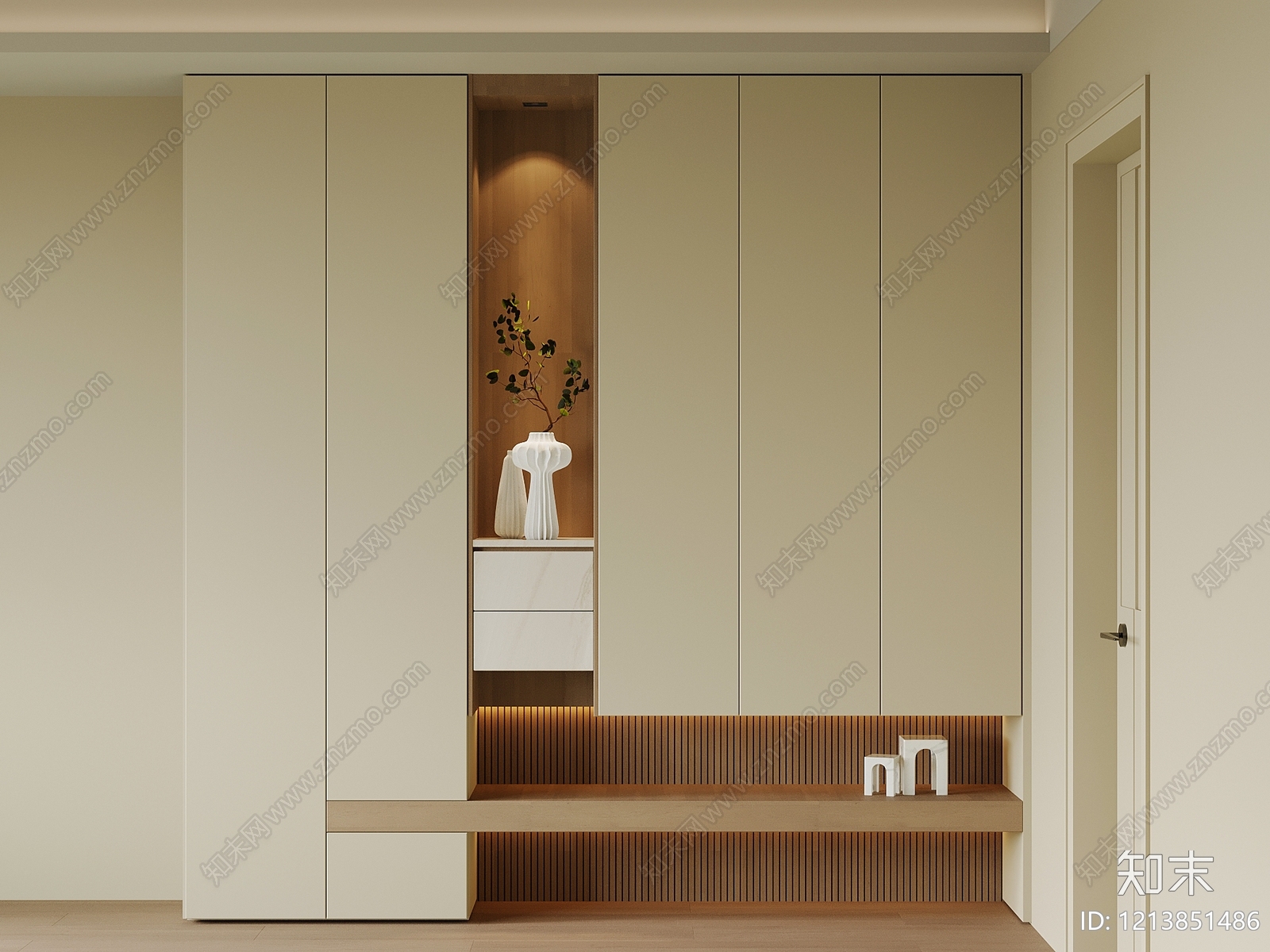 现代玄关SU模型下载【ID:1213851486】