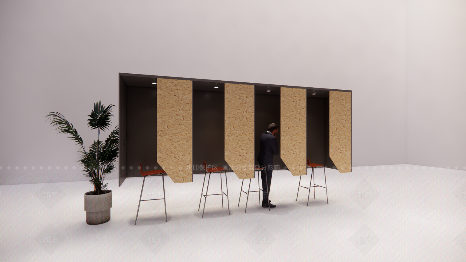 现代家具展厅SU模型下载【ID:1213853904】