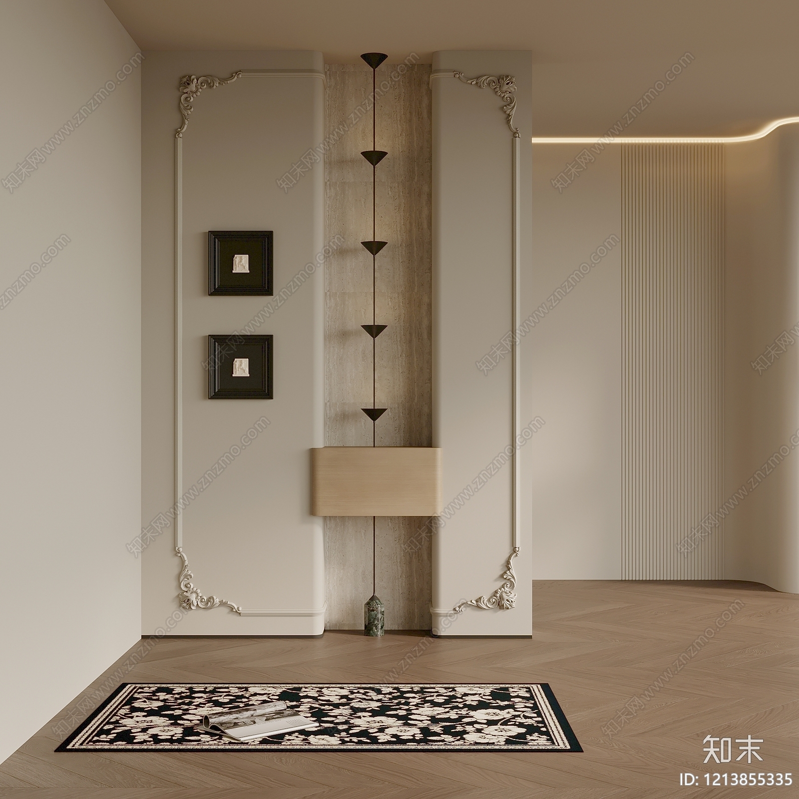 现代玄关SU模型下载【ID:1213855335】