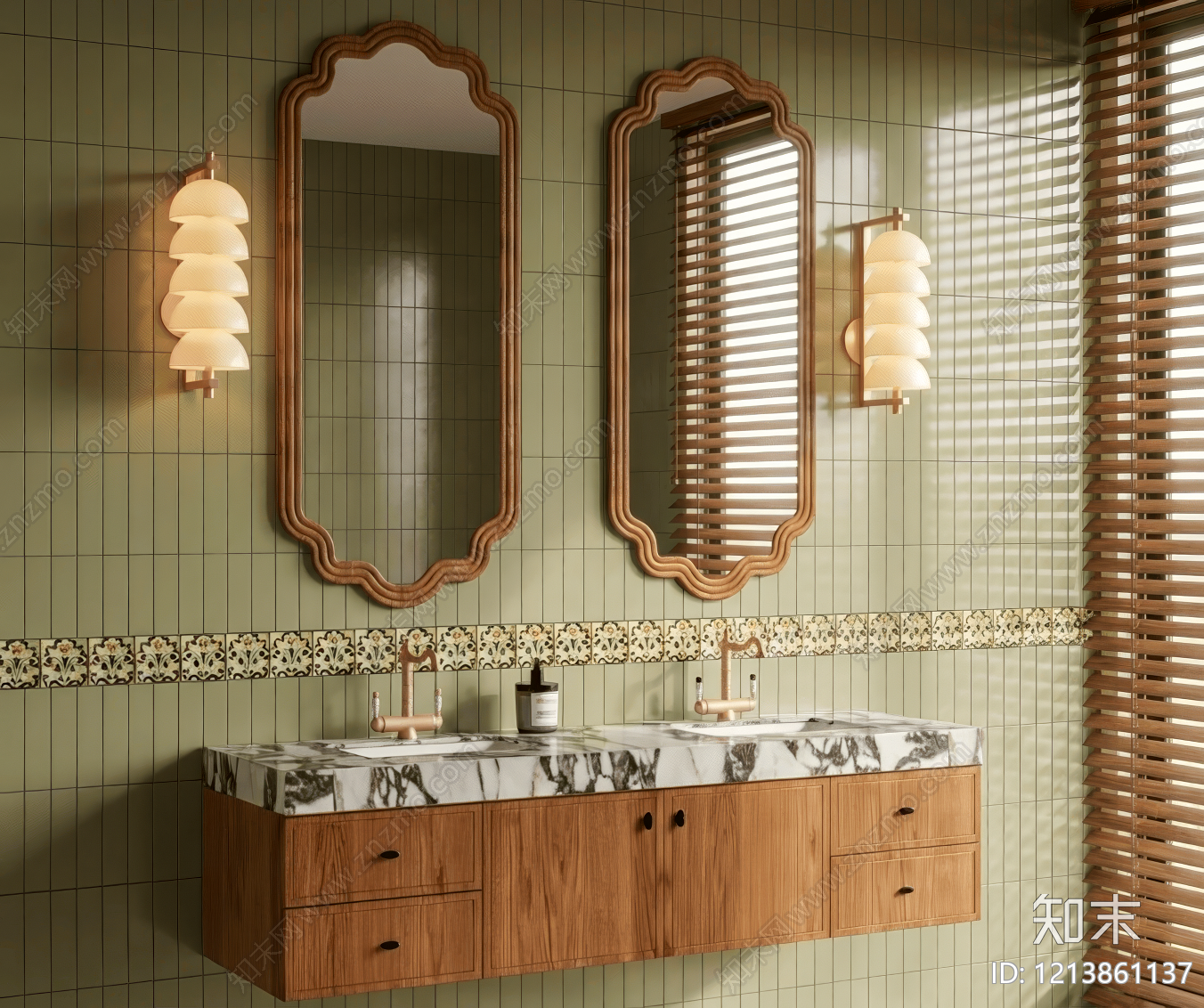 中古风卫生间3D模型下载【ID:1213861137】