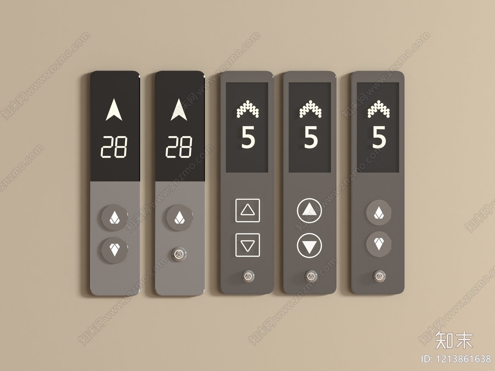 极简主义开关3D模型下载【ID:1213861638】