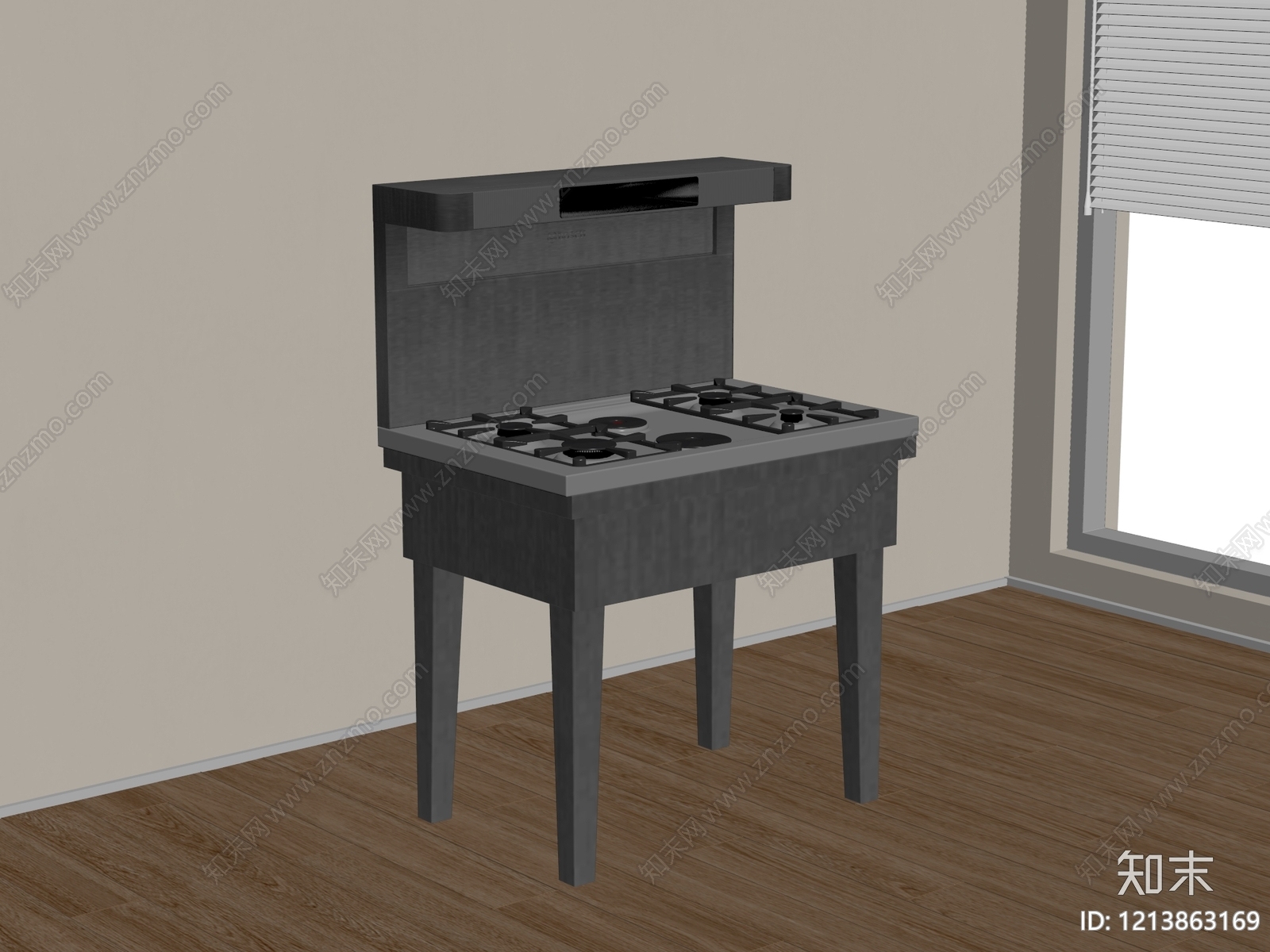 现代简约灶台SU模型下载【ID:1213863169】