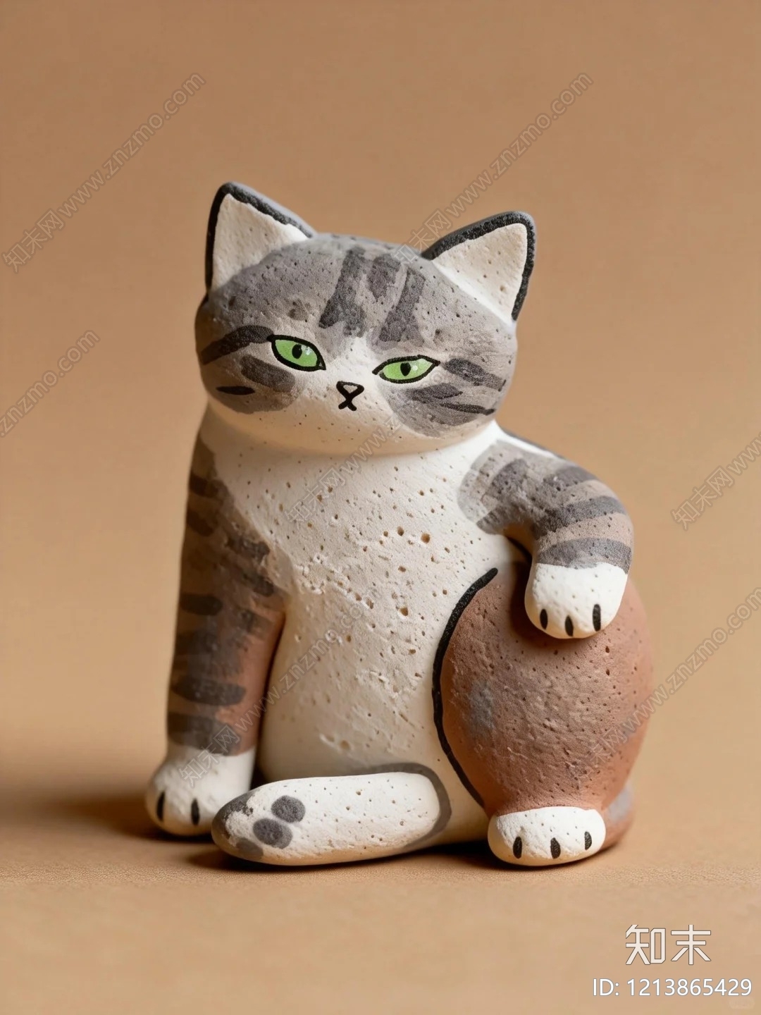 日式陶艺雕塑摆件SU模型下载【ID:1213865429】