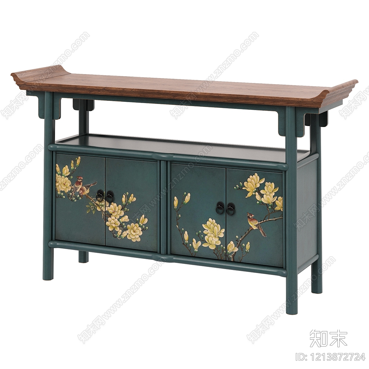 新中式餐边柜3D模型下载【ID:1213872724】