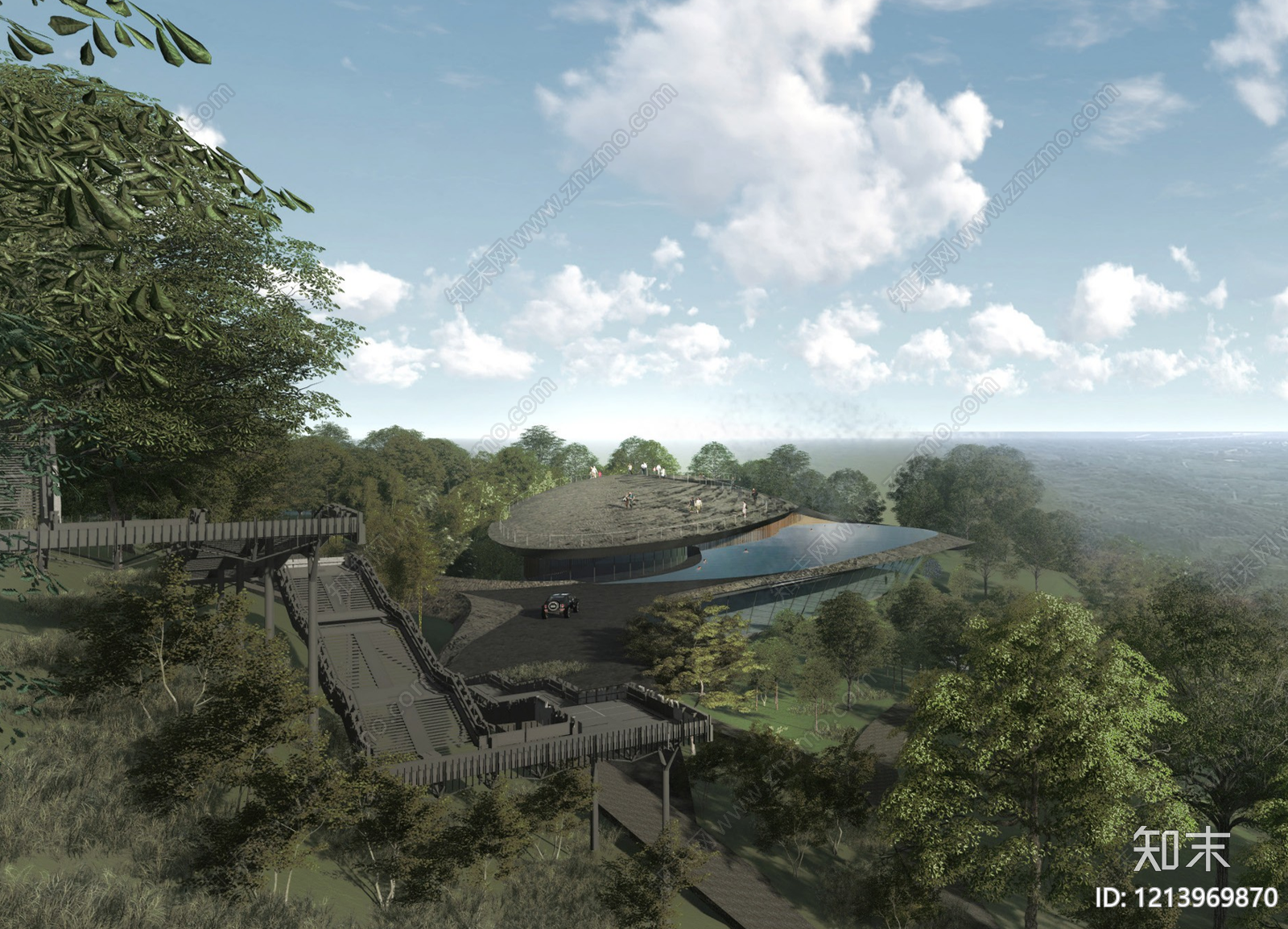 现代简约餐饮建筑下载【ID:1213969870】