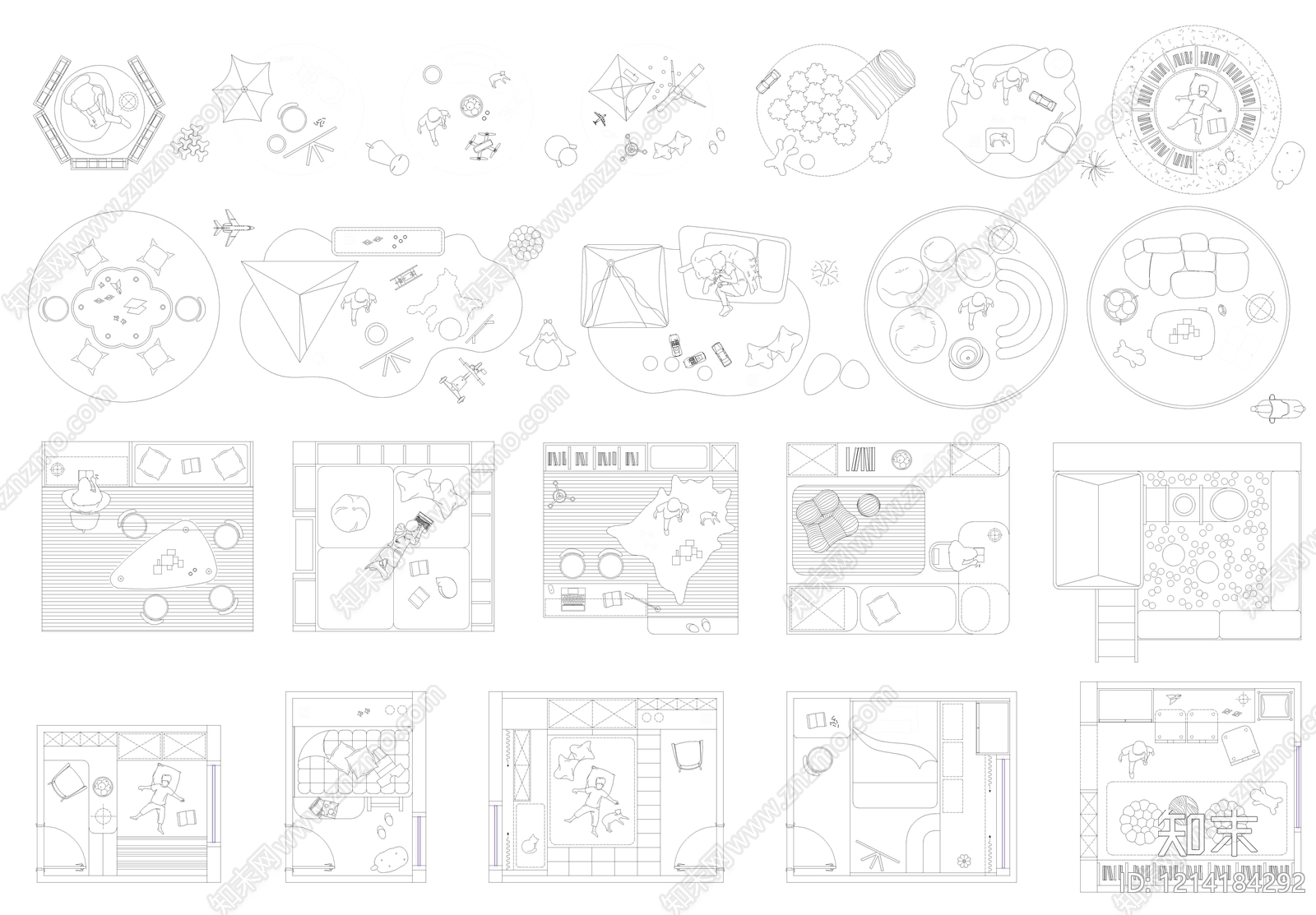 其他家装空间施工图下载【ID:1214184292】