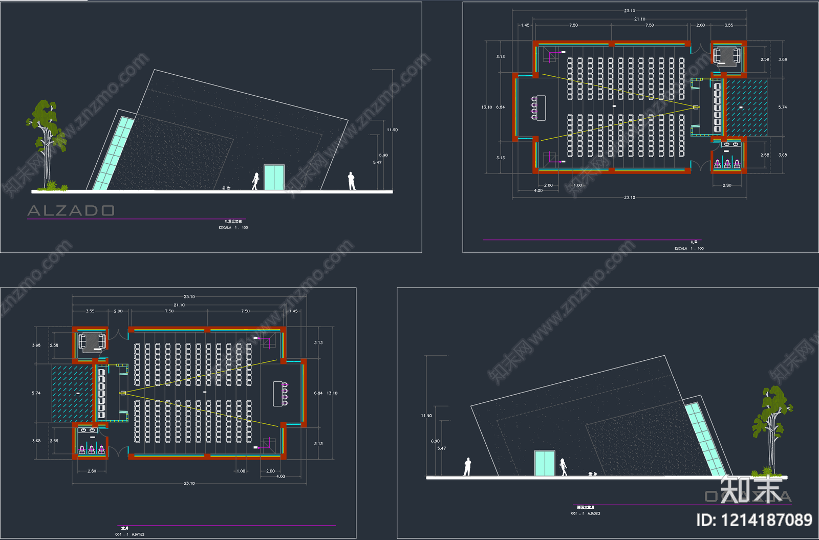 现代其他建筑施工图下载【ID:1214187089】