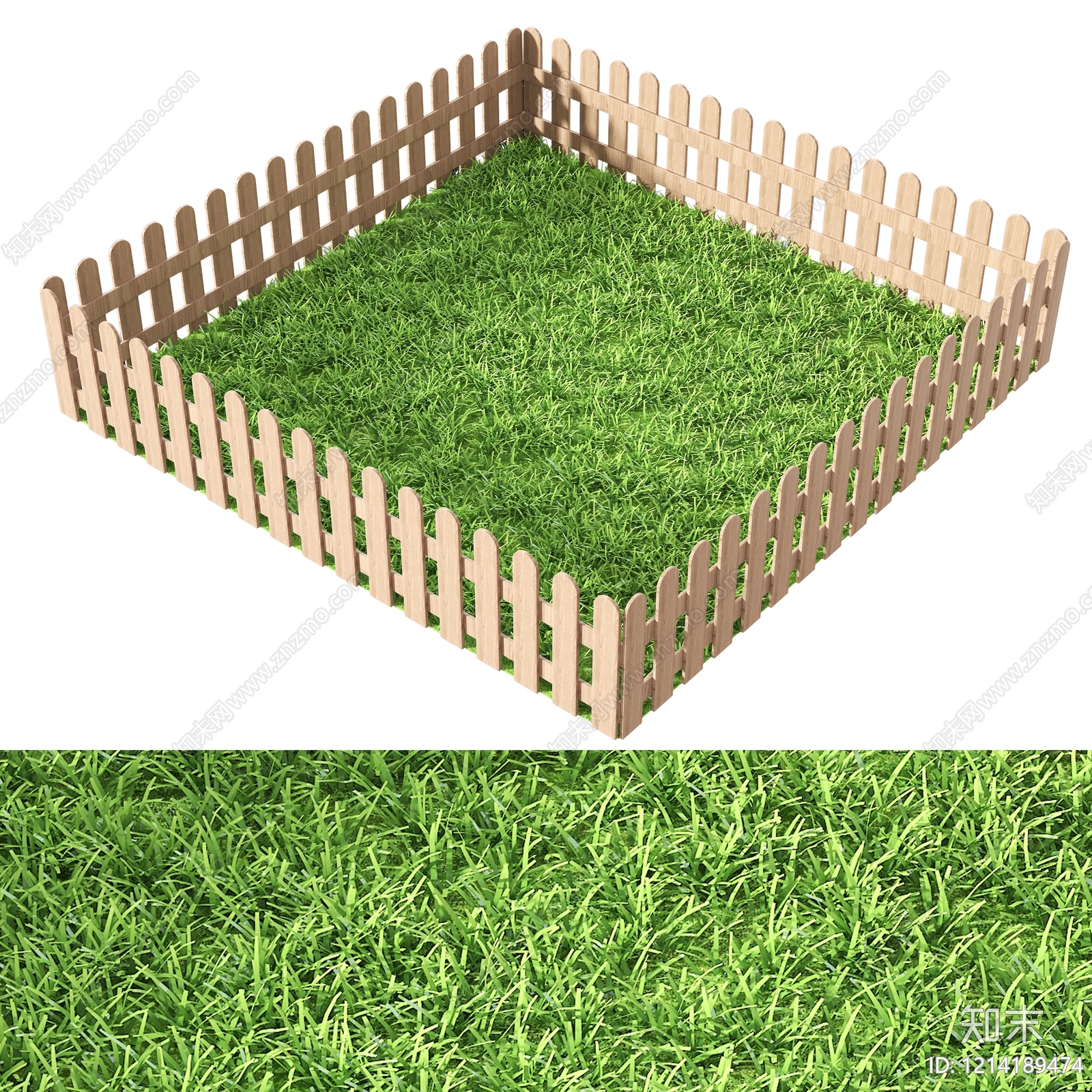 原木风景观围栏3D模型下载【ID:1214189474】