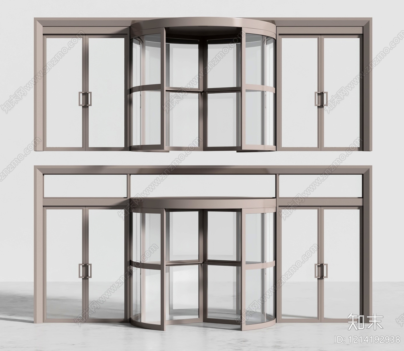现代简约旋转门3D模型下载【ID:1214192938】