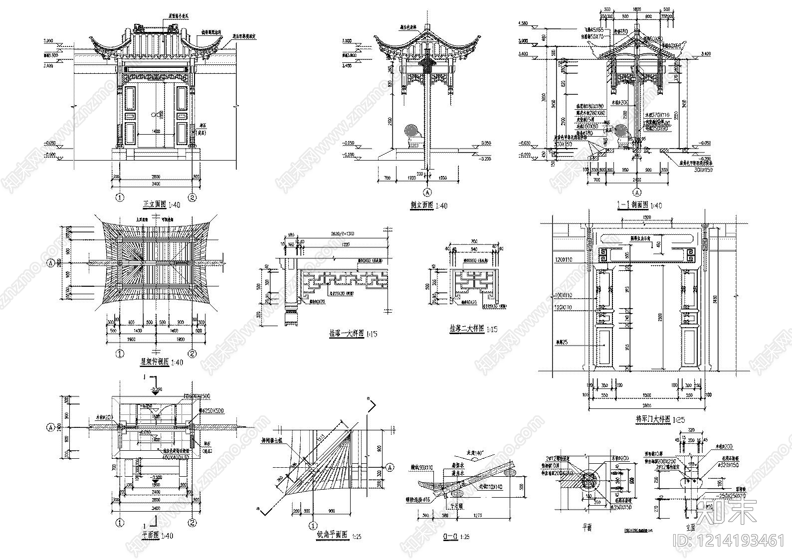 入户门施工图下载【ID:1214193461】