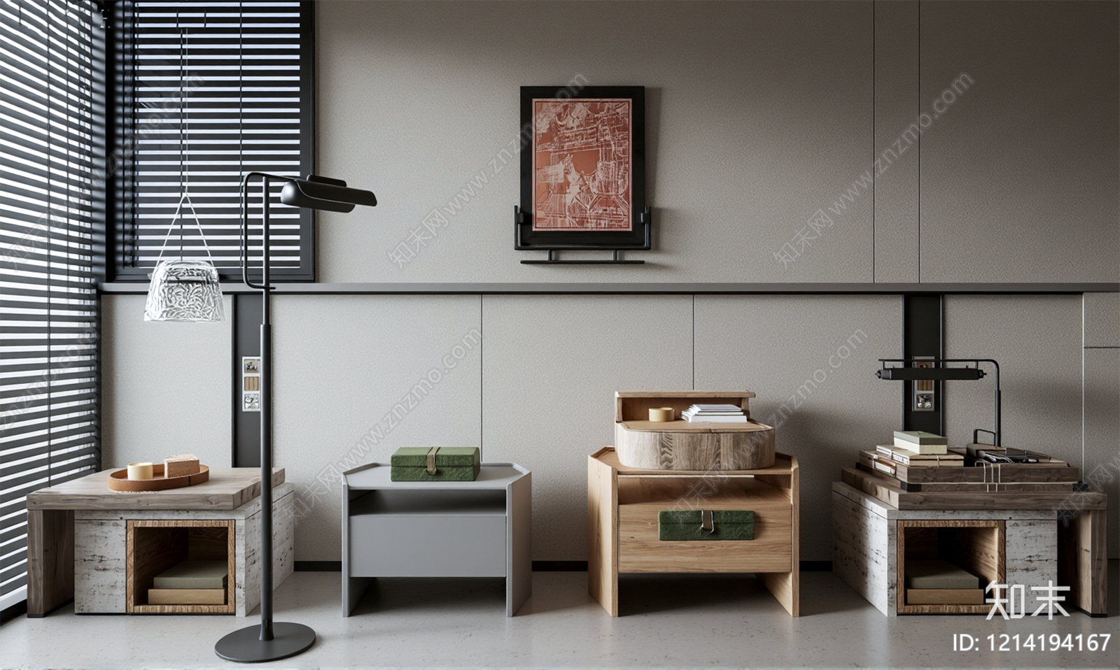 现代简约家具展厅SU模型下载【ID:1214194167】